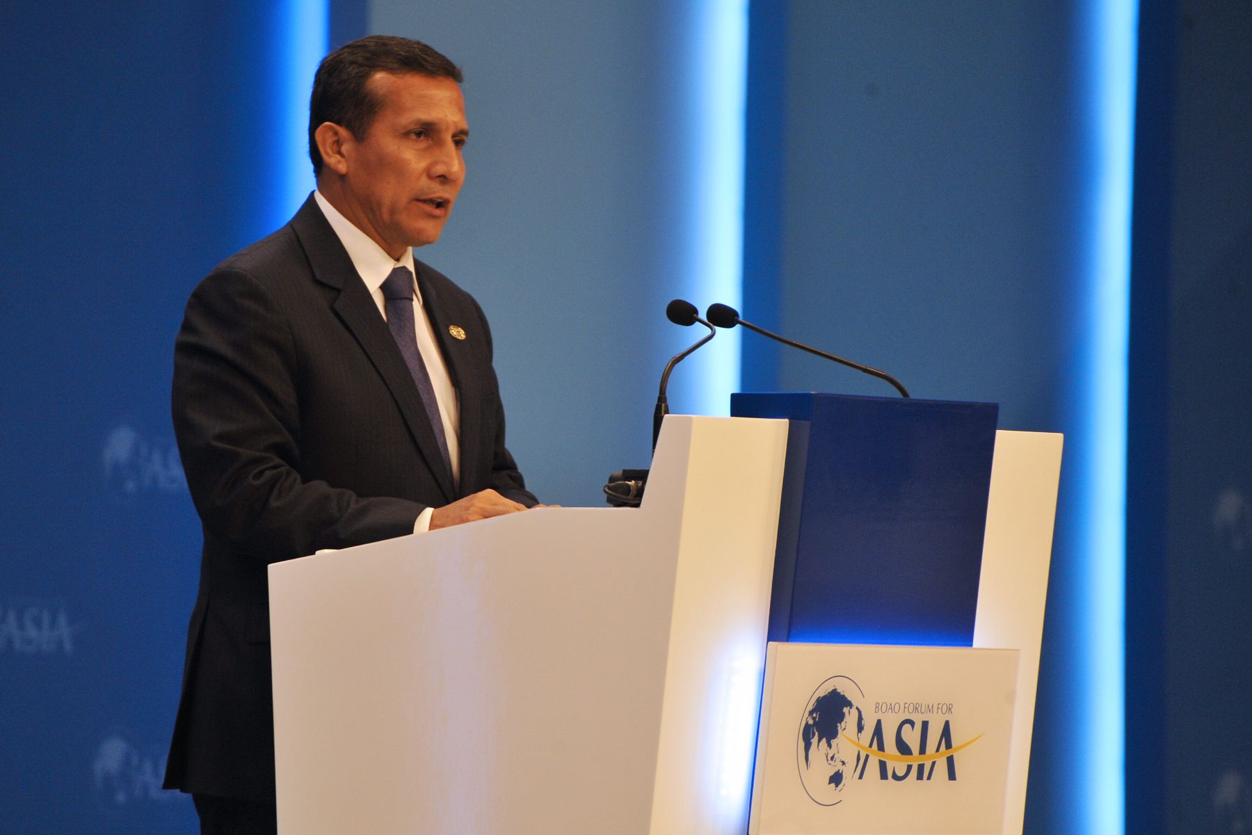BOAO,ASIA-ABRIL 07.Presidente Ollanta Humala Tasso participó como orador en el Foro Boao para Asia que se realiza en la República Popular China. Foto: ANDINA/Prensa Presidencia.