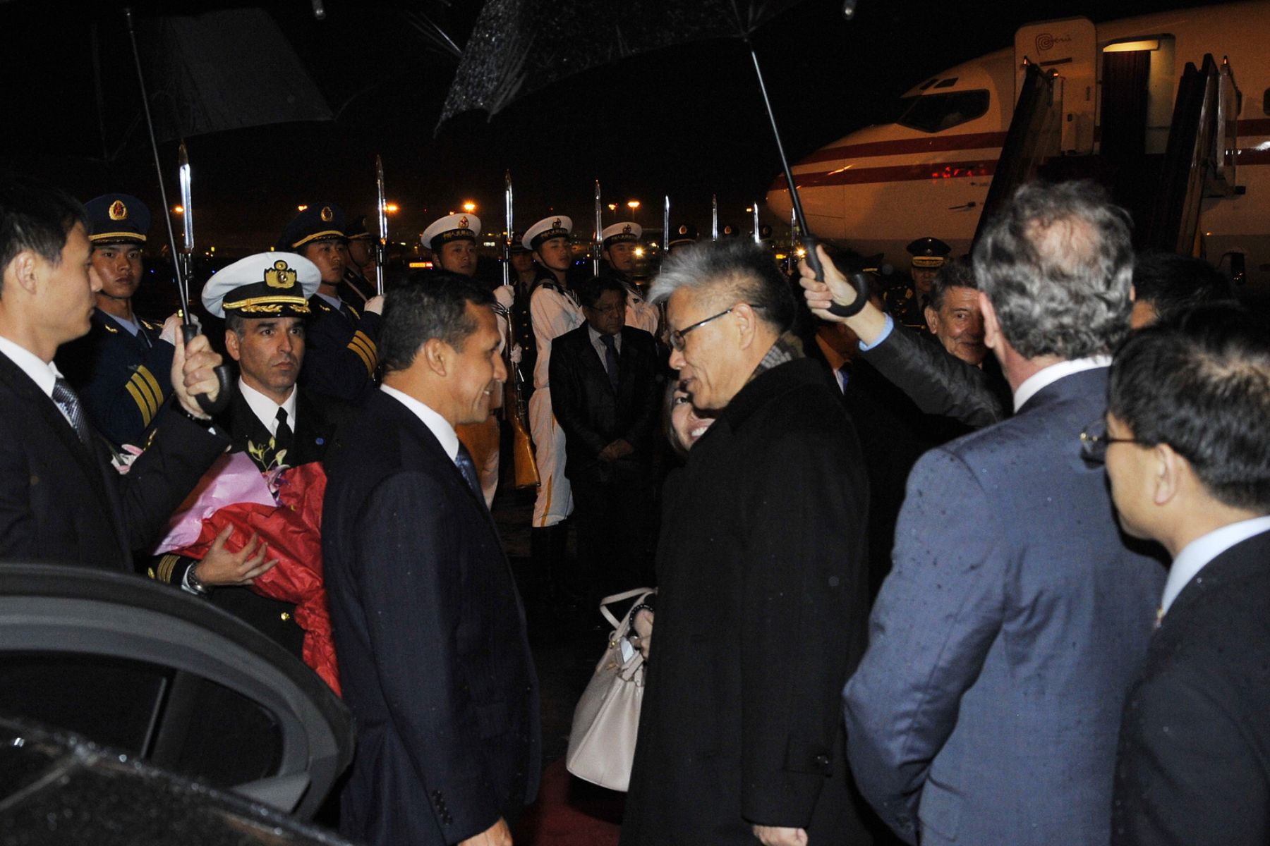 Mandatario Ollanta Humala arriba la ciudad de Beijing para continuar con visita oficial a China. Foto: ANDINA/Prensa Presidencia