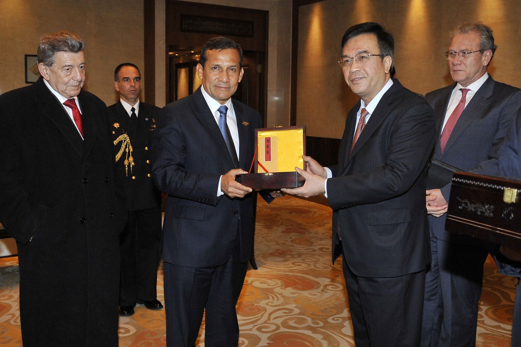 Mandatario Ollanta Humala arriba la ciudad de Beijing para continuar con visita oficial a China. Foto: ANDINA/Prensa Presidencia