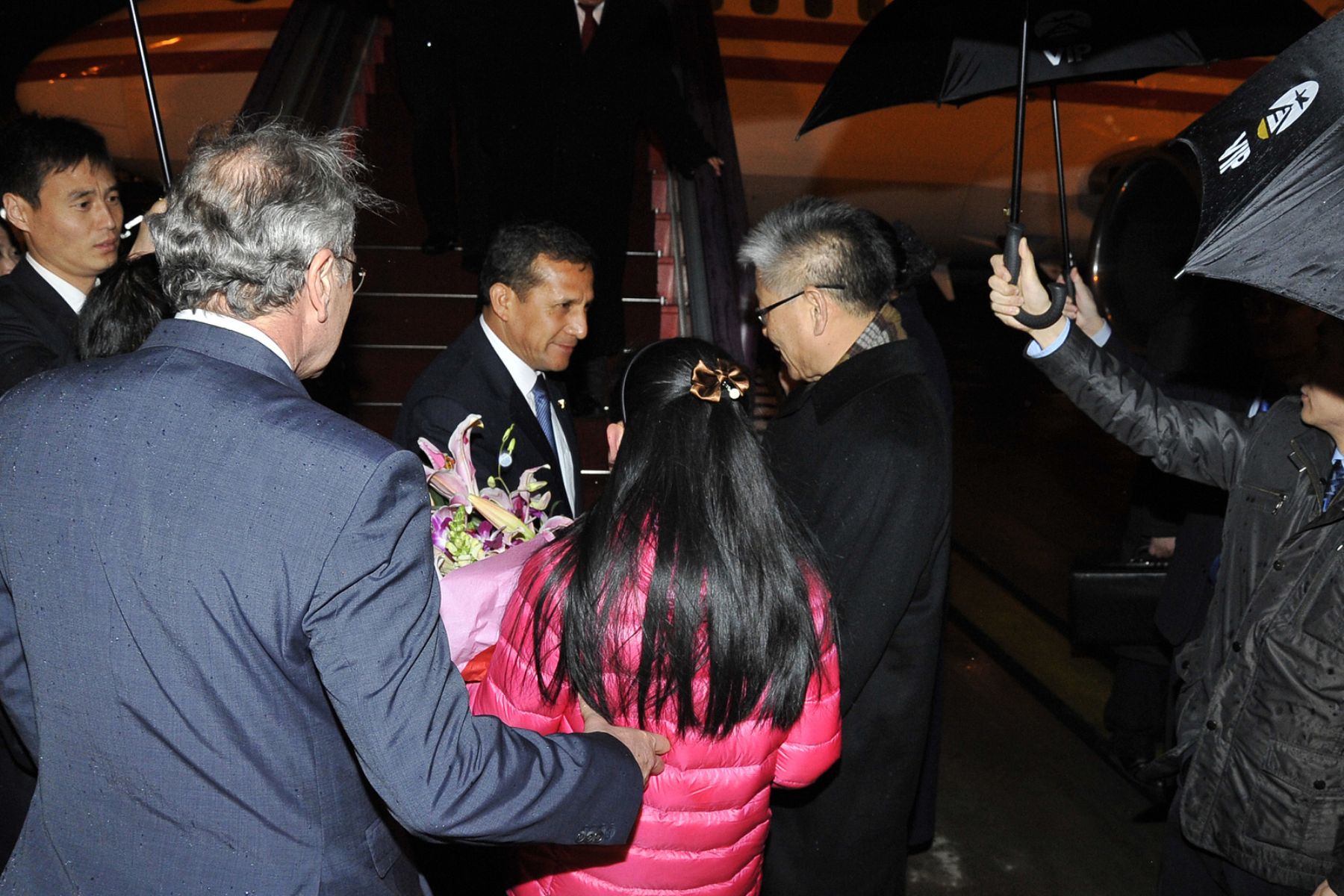 Mandatario Ollanta Humala arriba la ciudad de Beijing para continuar con visita oficial a China. Foto: ANDINA/Prensa Presidencia