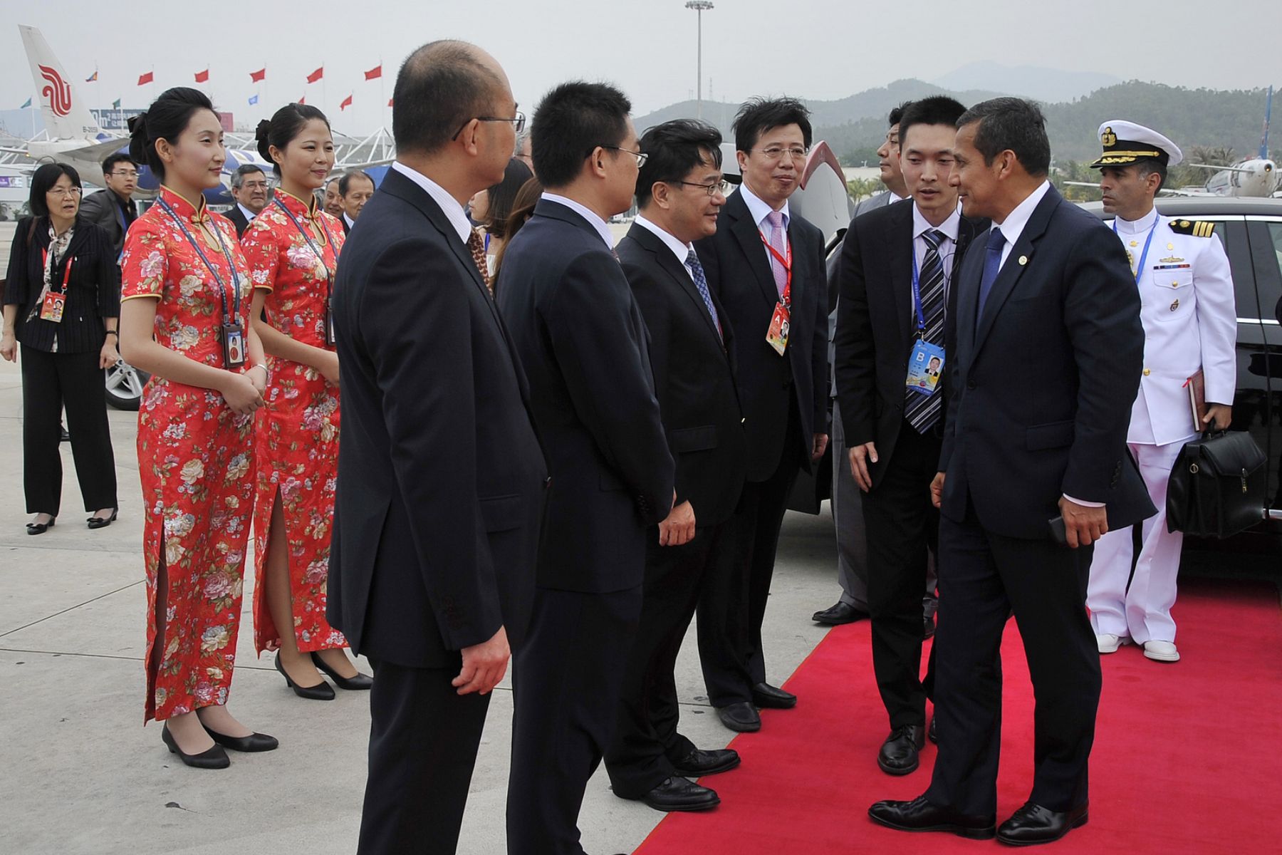 Presidente Ollanta Humala partió de sanya luego de participar en foro Boao para asia 2013 rumbo a Beijin para continuar con visita oficial a China. Foto: ANDINA/Prensa Presidencia