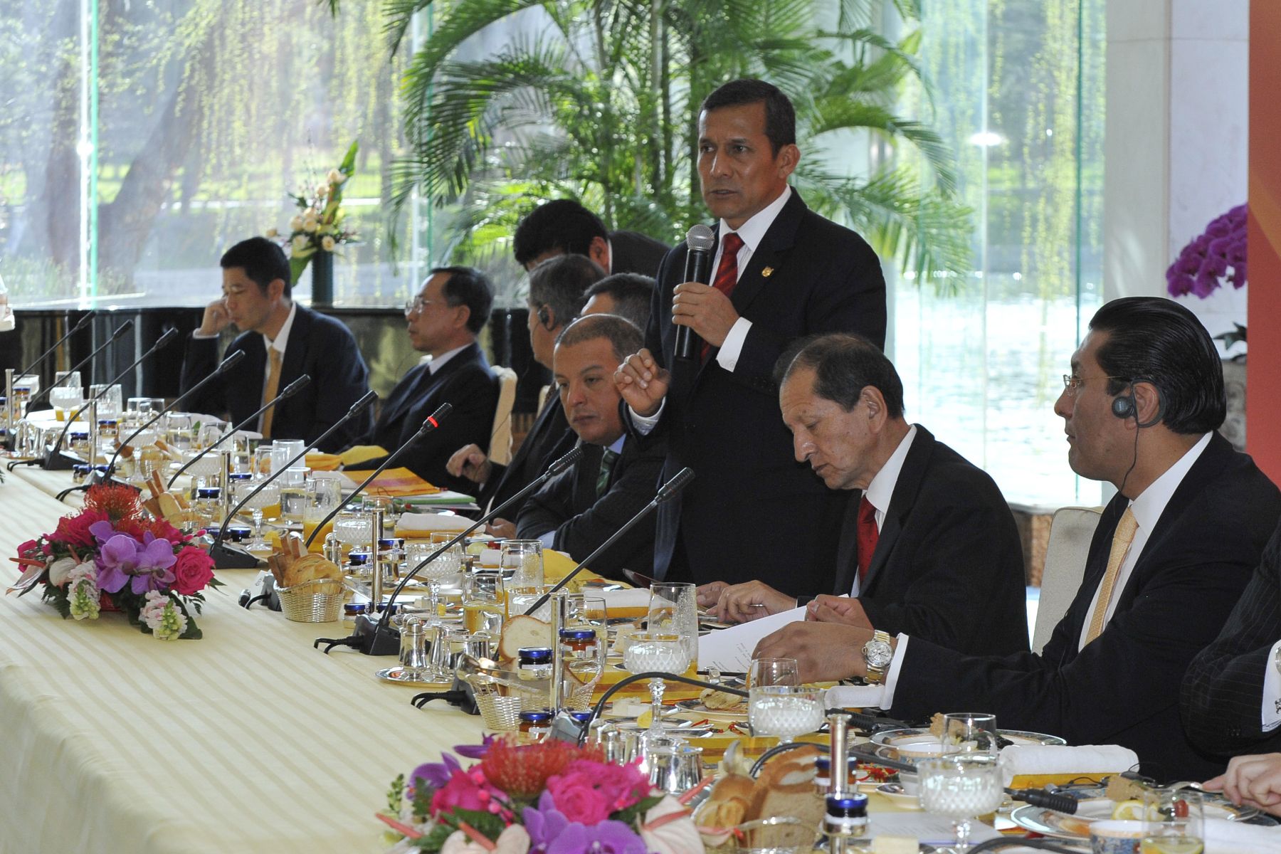 BEIJING,ABRIL 07. Presidente Ollanta Humala se reunió con miembros del Consejo Chino para la Promoción del Comercio Internacional en Beijing.
iFoto: ANDINA/Prensa Presidencia