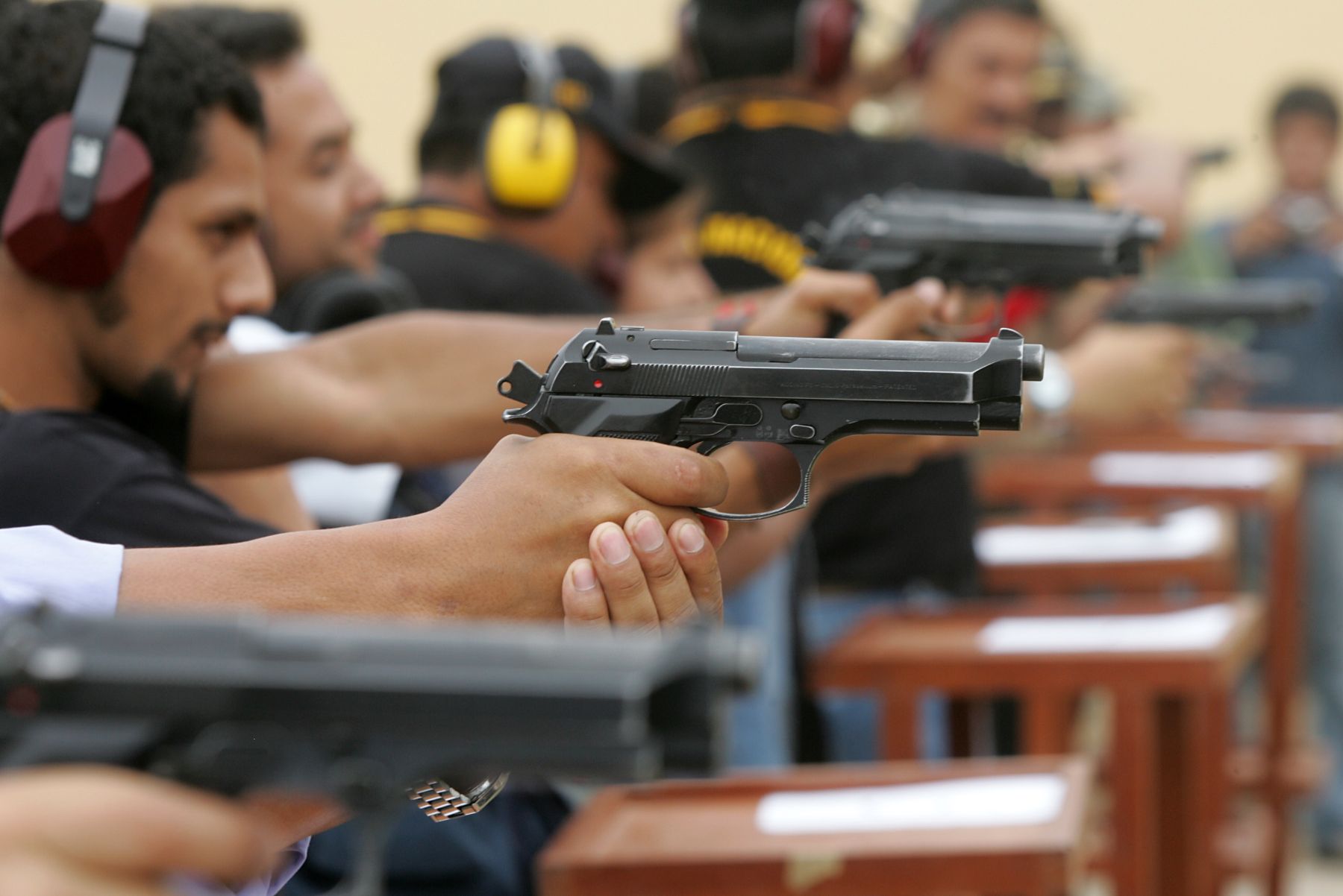 Pistolas. Foto: ANDINA/Archivo.