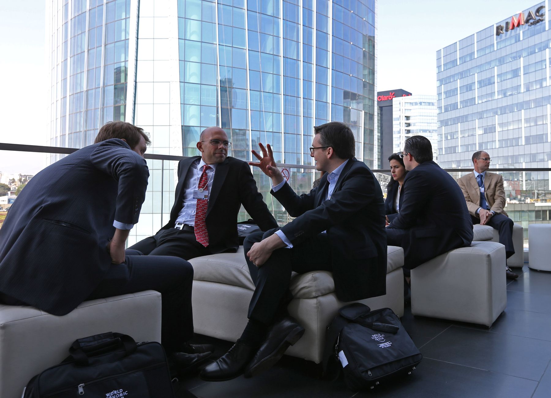LIMA,PERÚ-ABRIL 24. Empresarios participan en el Foro Económico Mundial para América Latina 2013.Foto: ANDINA/archivo