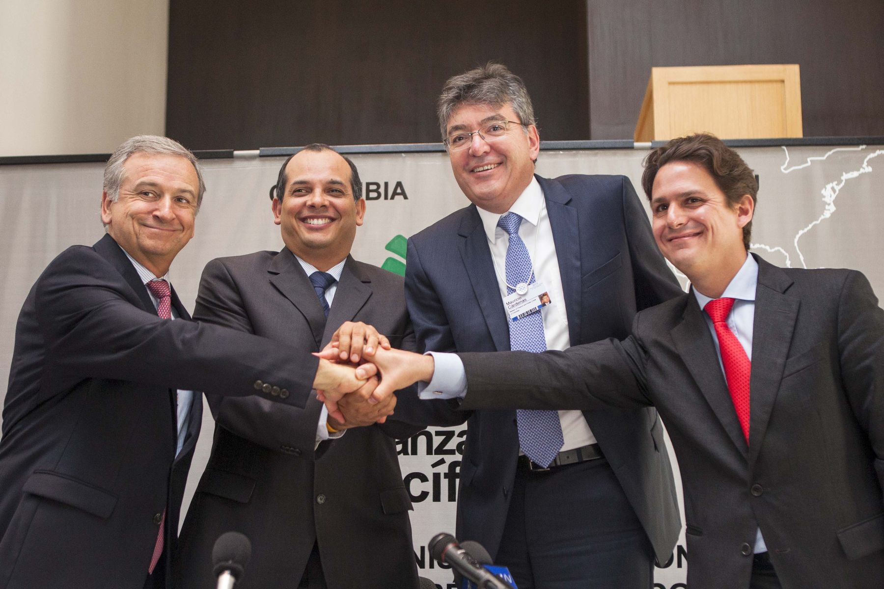 LIMA,PERÚ-ABRIL 25. La Alianza del Pacífico, integrada por Perú, Chile, México y Colombia,participanen el Foro Económico Mundial para Latinoamérica 2013.Foto: ANDINA/archivo