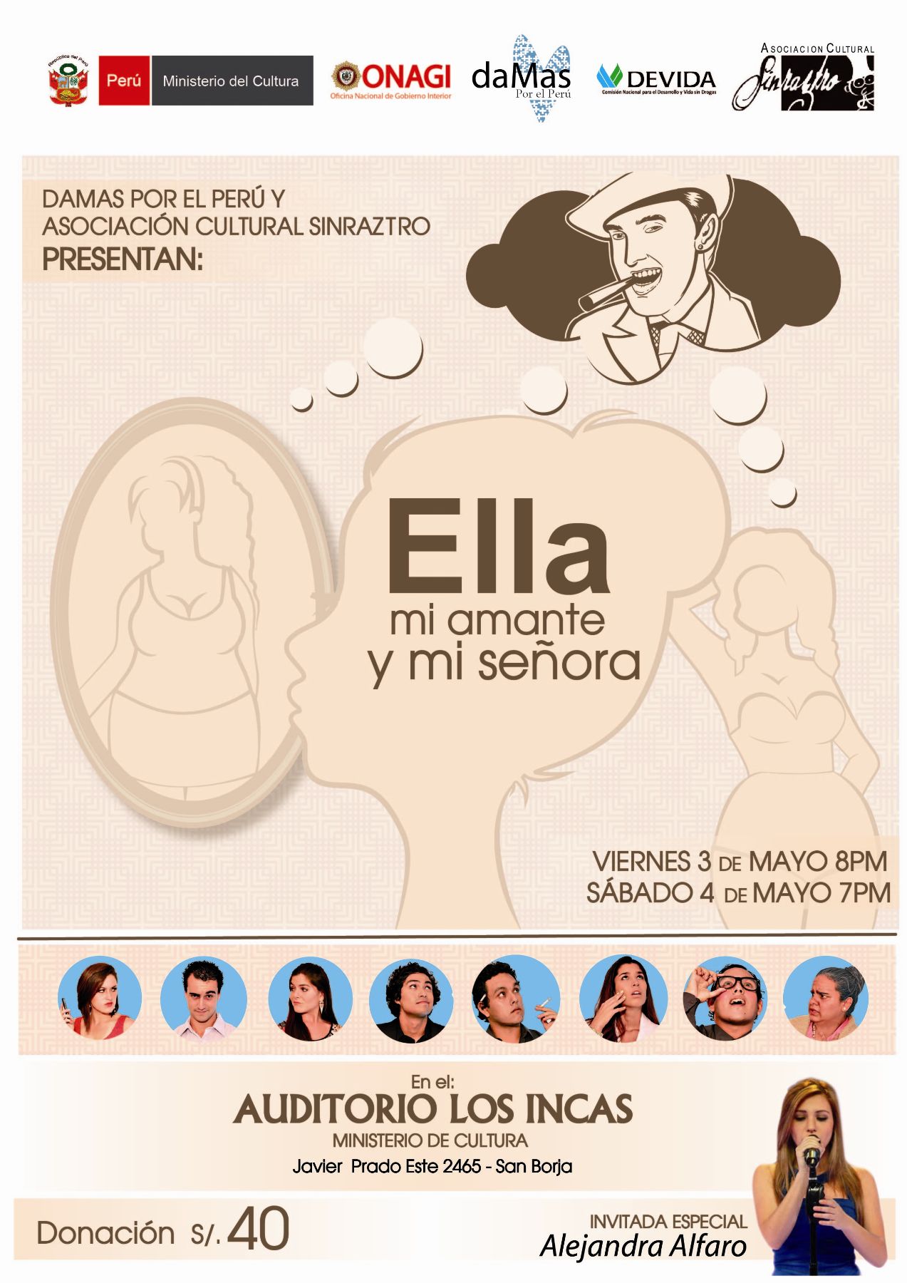 Afiche de obra teatral.