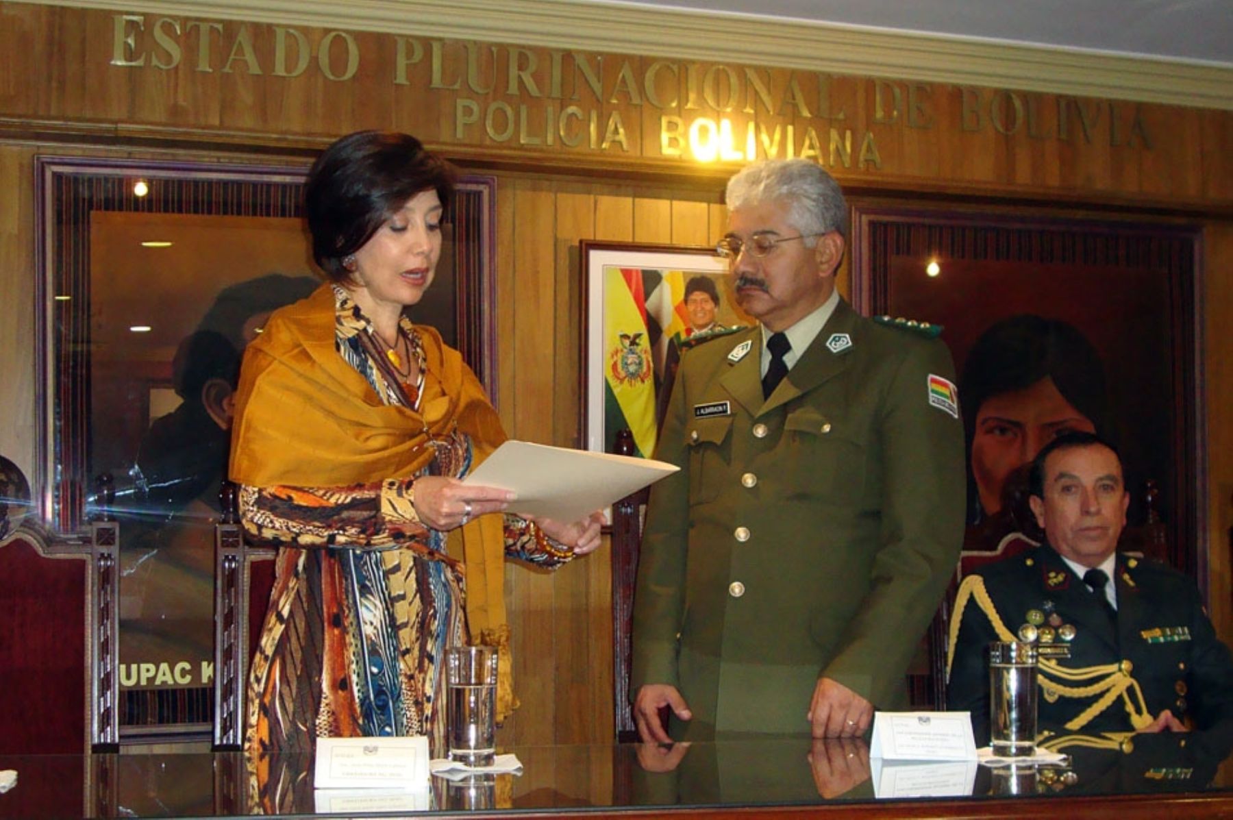 Embajadora peruana en La Paz, Silvia Alfaro Espinosa. ANDINA/Difusión