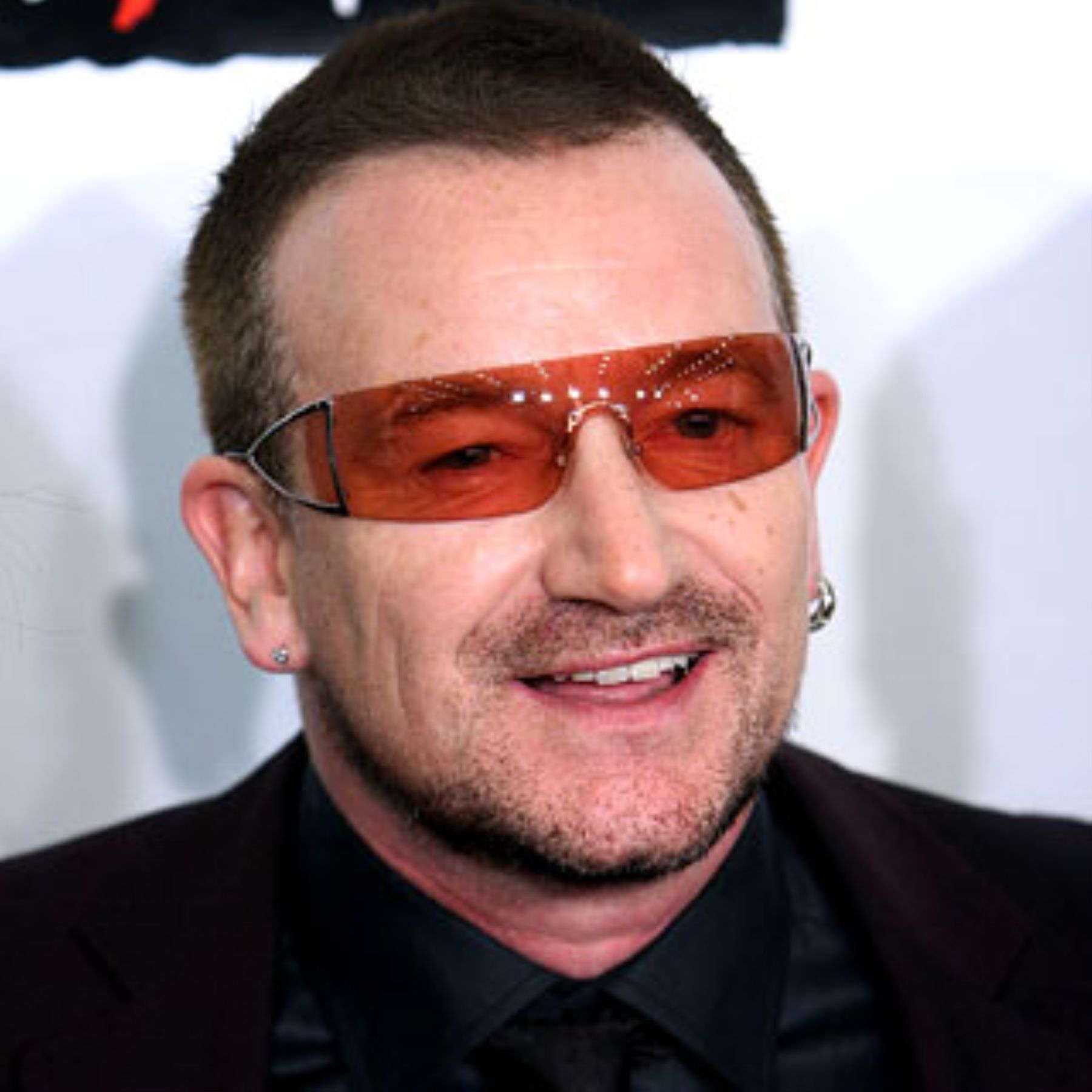 Cantante Bono, de banda de rock U2. Internet/Medios