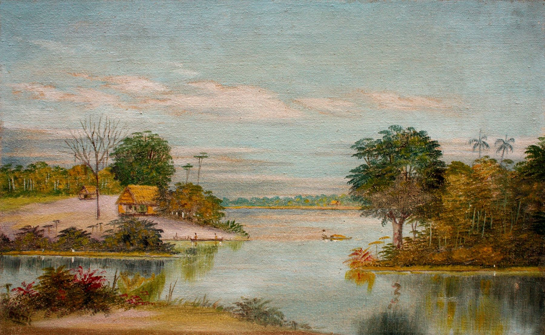 Cuadro de Manuel Bernuy, pintor amazónico.