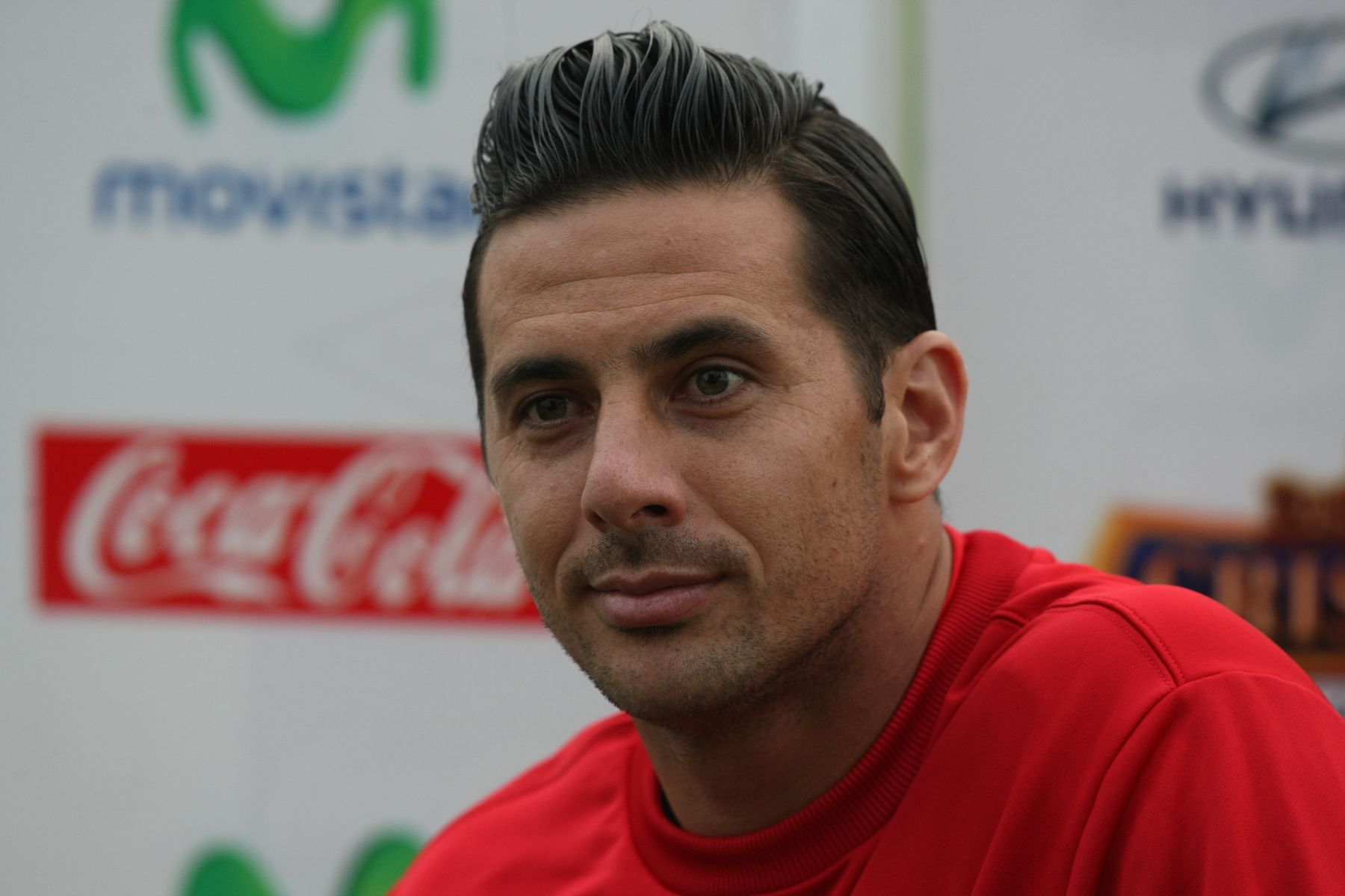 LIMA,PERU JUNIO 03. Claudio Pizarro en entrenamiento de la selección peruana. Foto: ANDINA/Vidal Tarqui