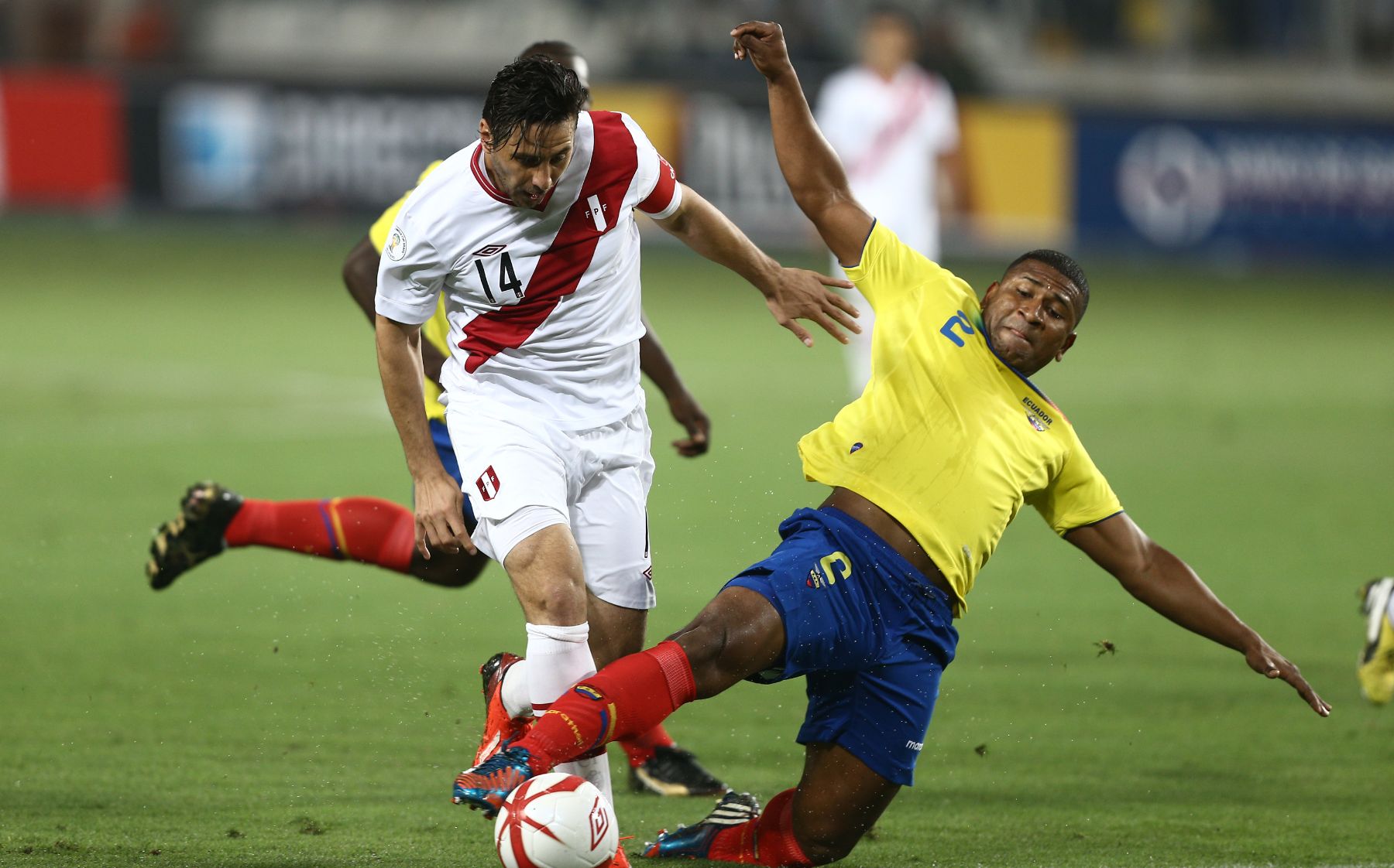 LIMA,PERÚ-JUNIO 07.Perú vence 1 a 0 a Ecuador. Foto: ANDINA/Marco del Río.