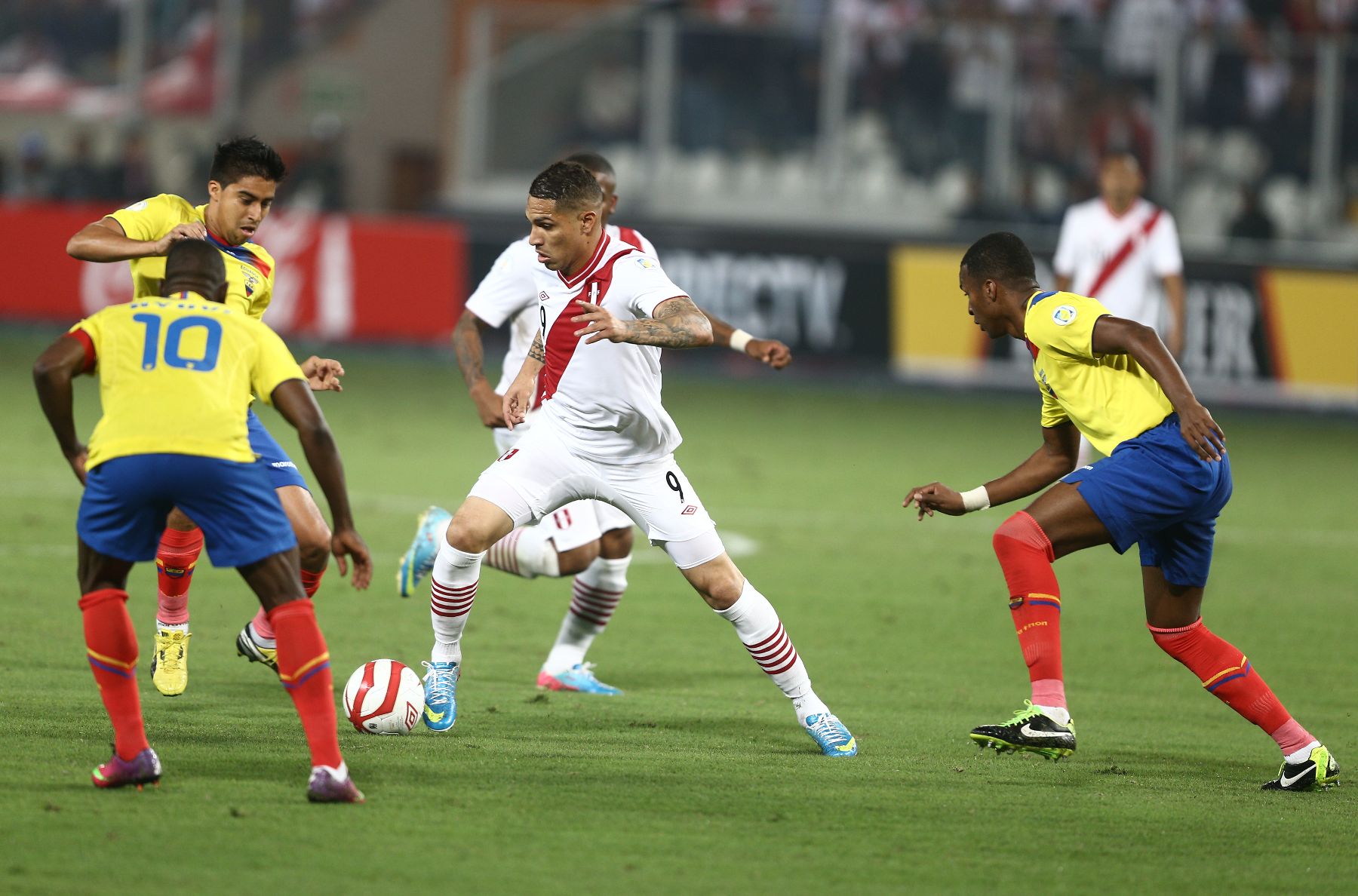 LIMA,PERÚ-JUNIO 07.Perú vence 1 a 0 a Ecuador. Foto: ANDINA/Marco del Río.