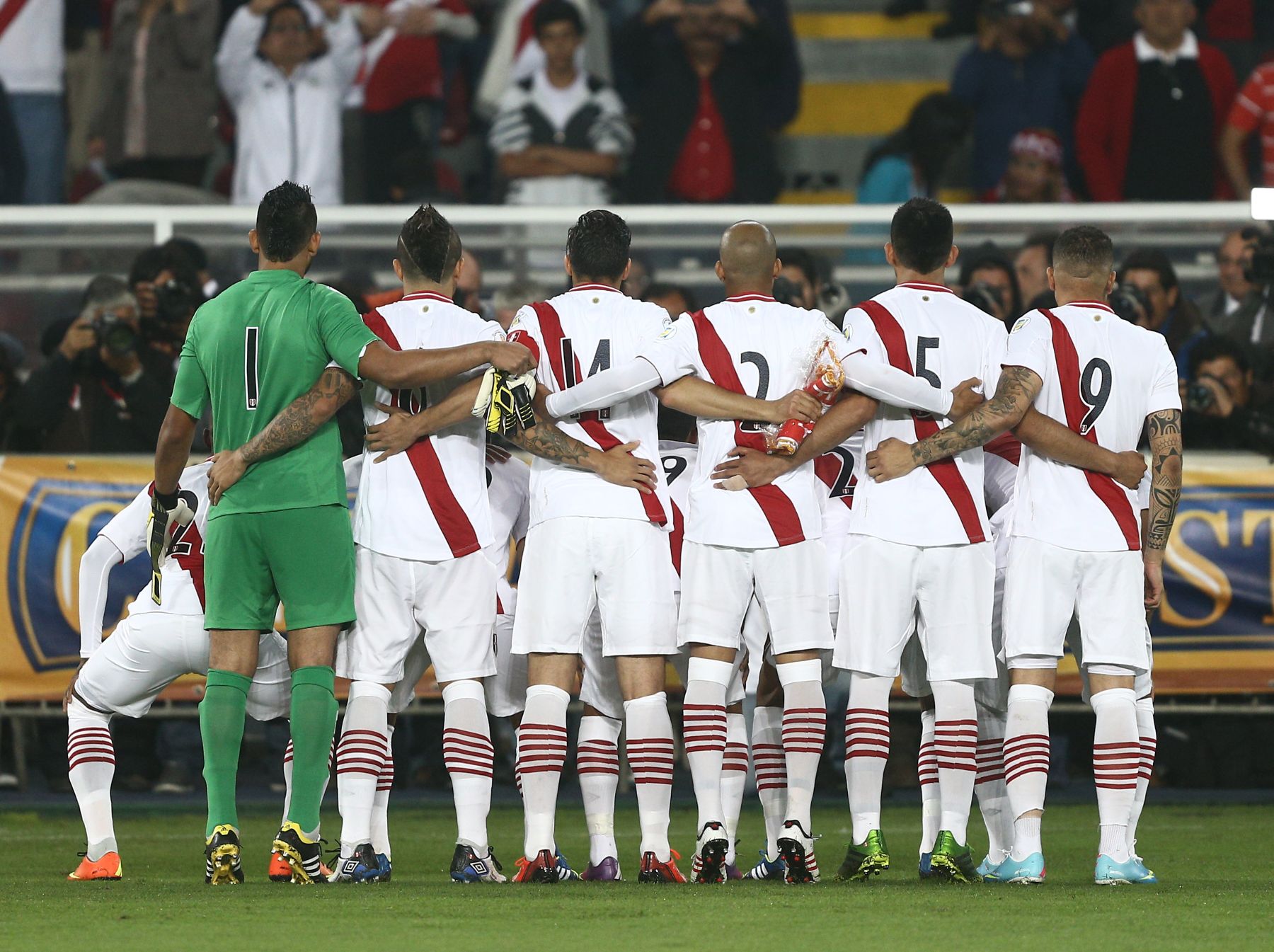 LIMA, PERÚ - JUNIO 07. Partido por eliminatorias entre Perú y Ecuador. Foto: ANDINA/Marco del Río
