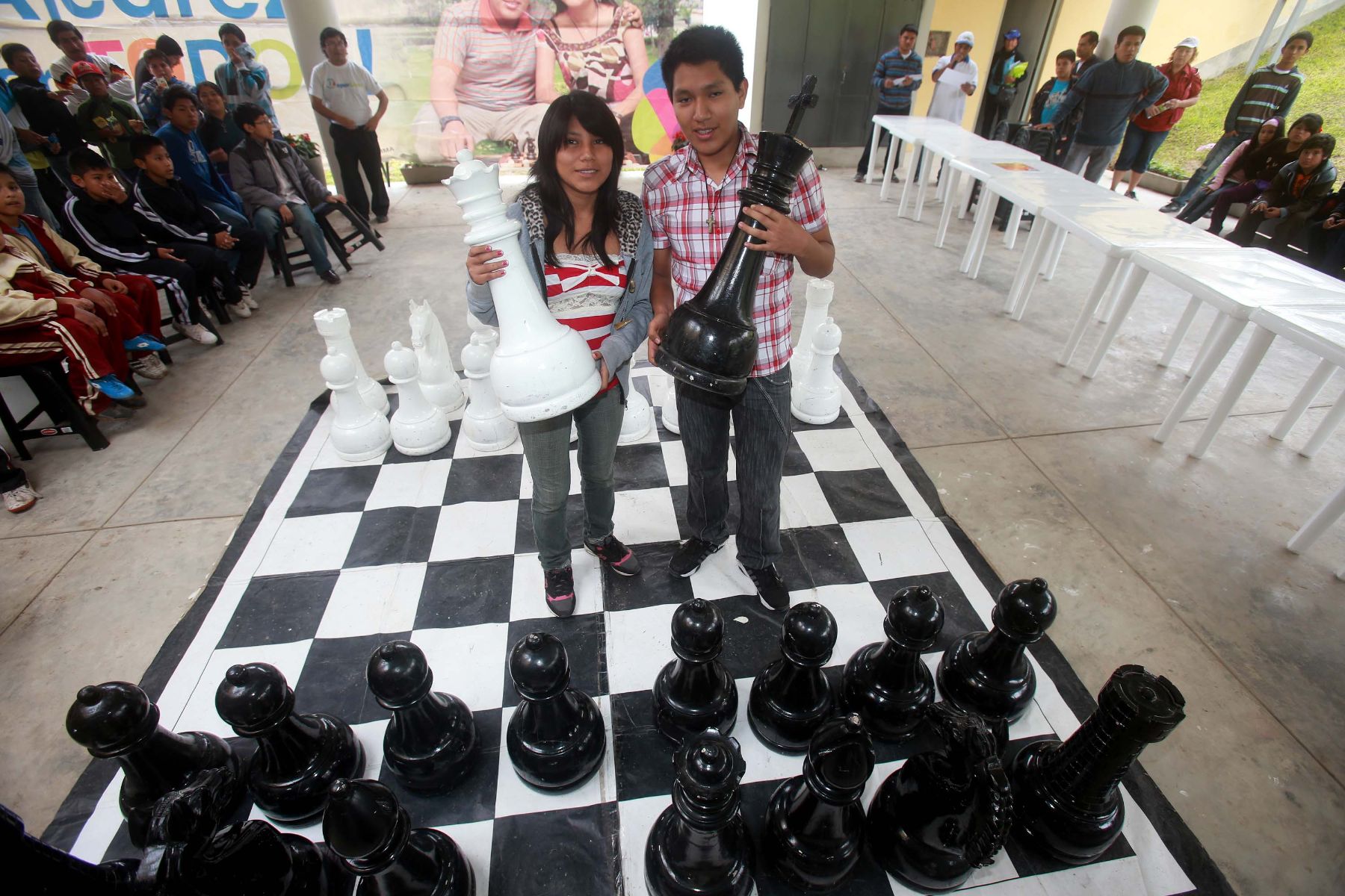 Deysi y Jorge Cori. ANDINA/Juan Carlos Guzmán