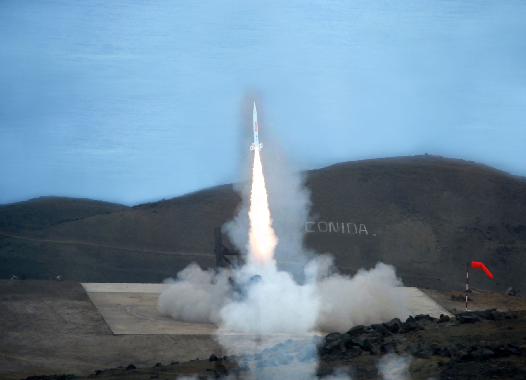 Lanzamiento de primer cohete-sonda marcó el inicio de la modernidad en la actividad espacial del Perú. Foto: ANDINA/Conida
