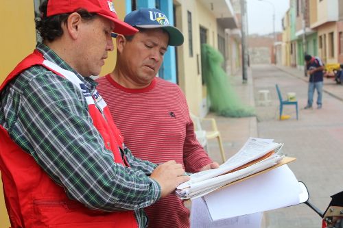Empadronan a nuevas familias de Chiclayo que se beneficiarán con Bono 500