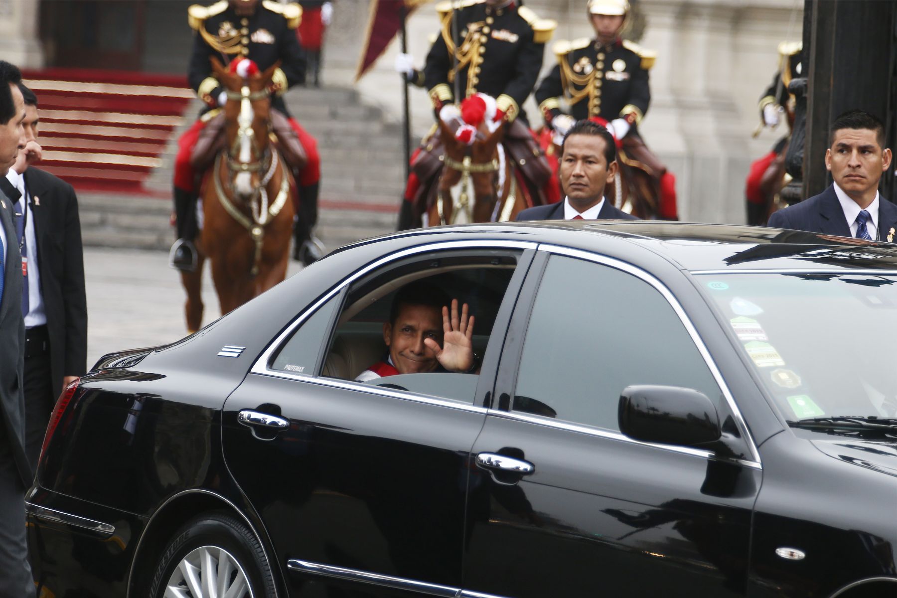 Presidente Ollanta Humala se dirige al Congreso de  la República para dar su mensaje a la nación por fiestas patrias.Foto: ANDINA/Jack Ramón