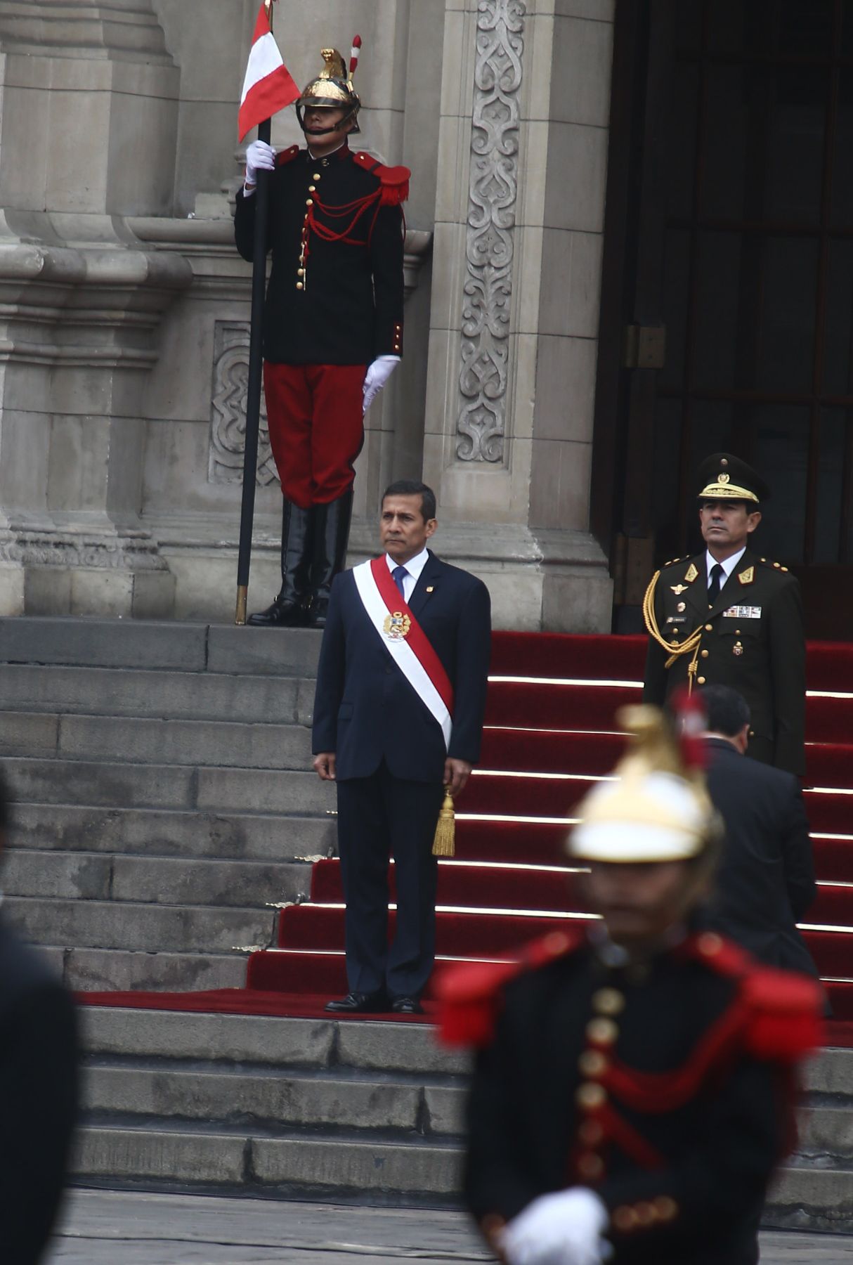 Presidente Ollanta Humala se dirige al Congreso de  la República para dar su mensaje a la nación por fiestas patrias.Foto: ANDINA/Jack Ramón
