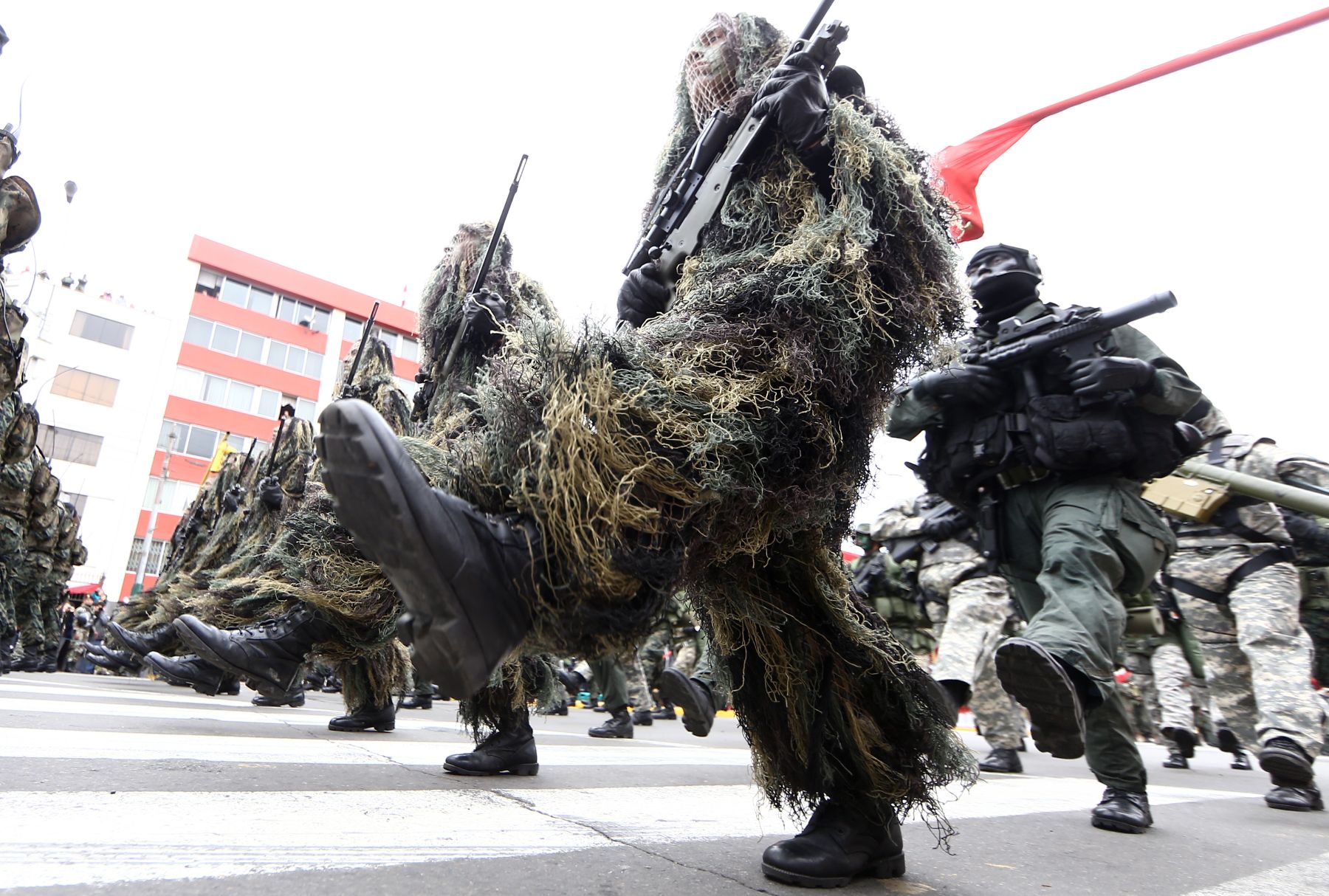 LIMA, PERÚ - JULIO 29. Parada militar por fiestas patrias. Foto: ANDINA/Marco del Río