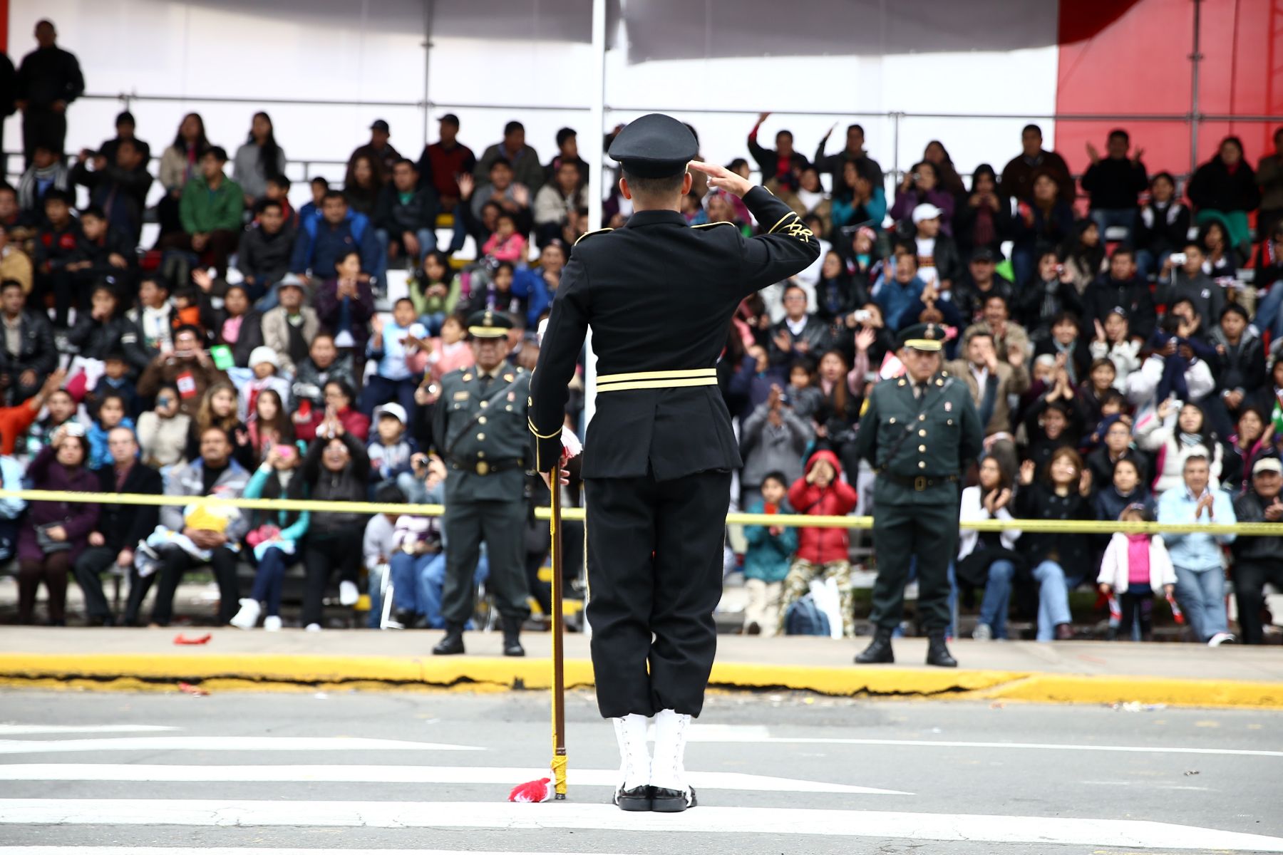 LIMA, PERÚ - JULIO 29. Parada militar por fiestas patrias. Foto: ANDINA/Marco del Río