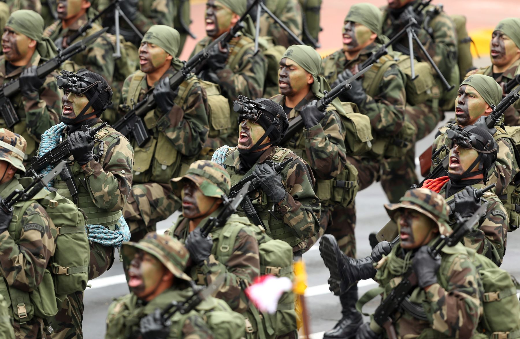 LIMA, PERÚ - JULIO 29.Gran Parada Civico Militar por Fiestas Patrias.Foto: ANDINA/Carlos Lezama