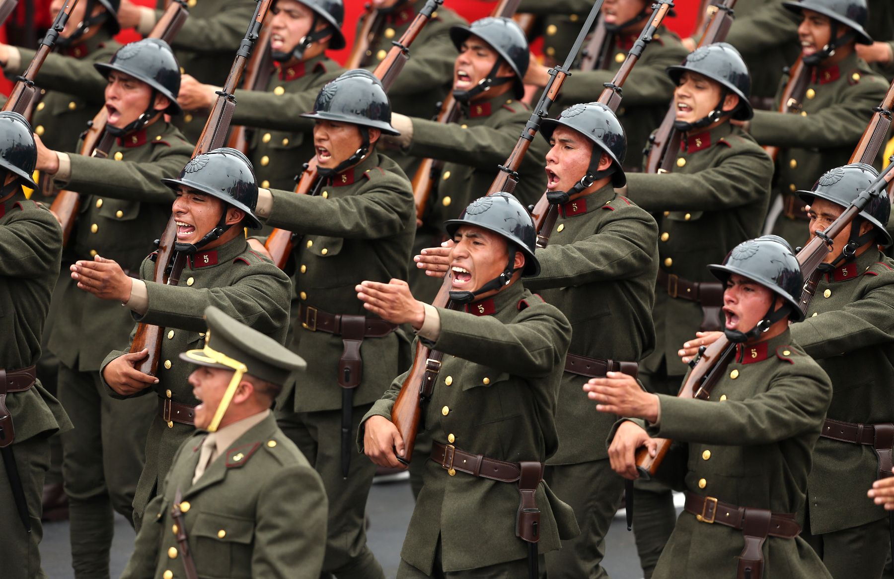 LIMA, PERÚ - JULIO 29.Gran Parada Civico Militar por Fiestas Patrias.Foto: ANDINA/Carlos Lezama