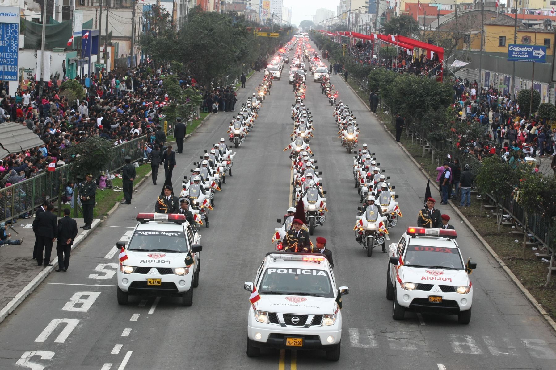 LIMA, PERÚ - JULIO 29.Gran Parada Civico Militar por Fiestas Patrias.Foto: ANDINA/Vidal Tarqui