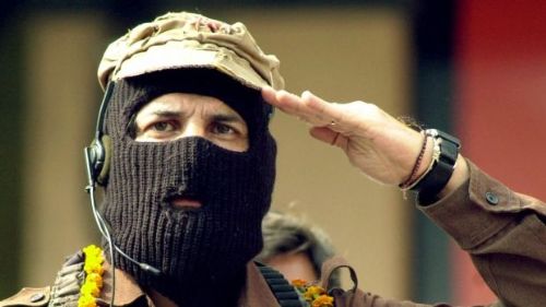 Los medios periodísticos desconocen hasta ahora el verdadero rostro del Subcomandante Marcos.