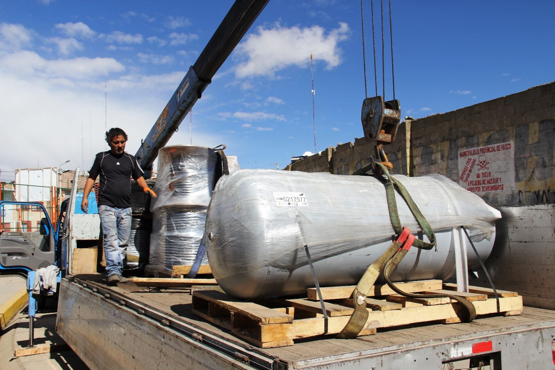 Llegan a Cerro de Pasco equipos para descontaminar Laguna Patarcocha. Foto: ANDINA/Difusión.