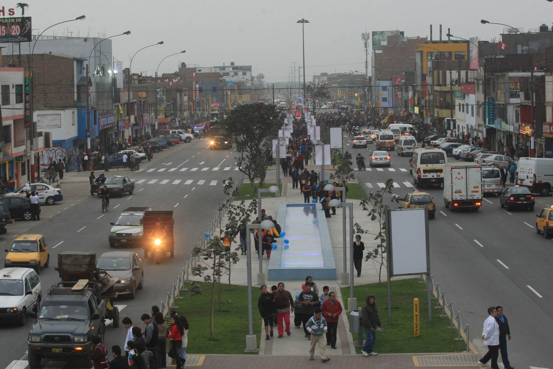 Avenida Perú san Martín de Porres. Foto: ANDINA/Juan Carlos Guzmán