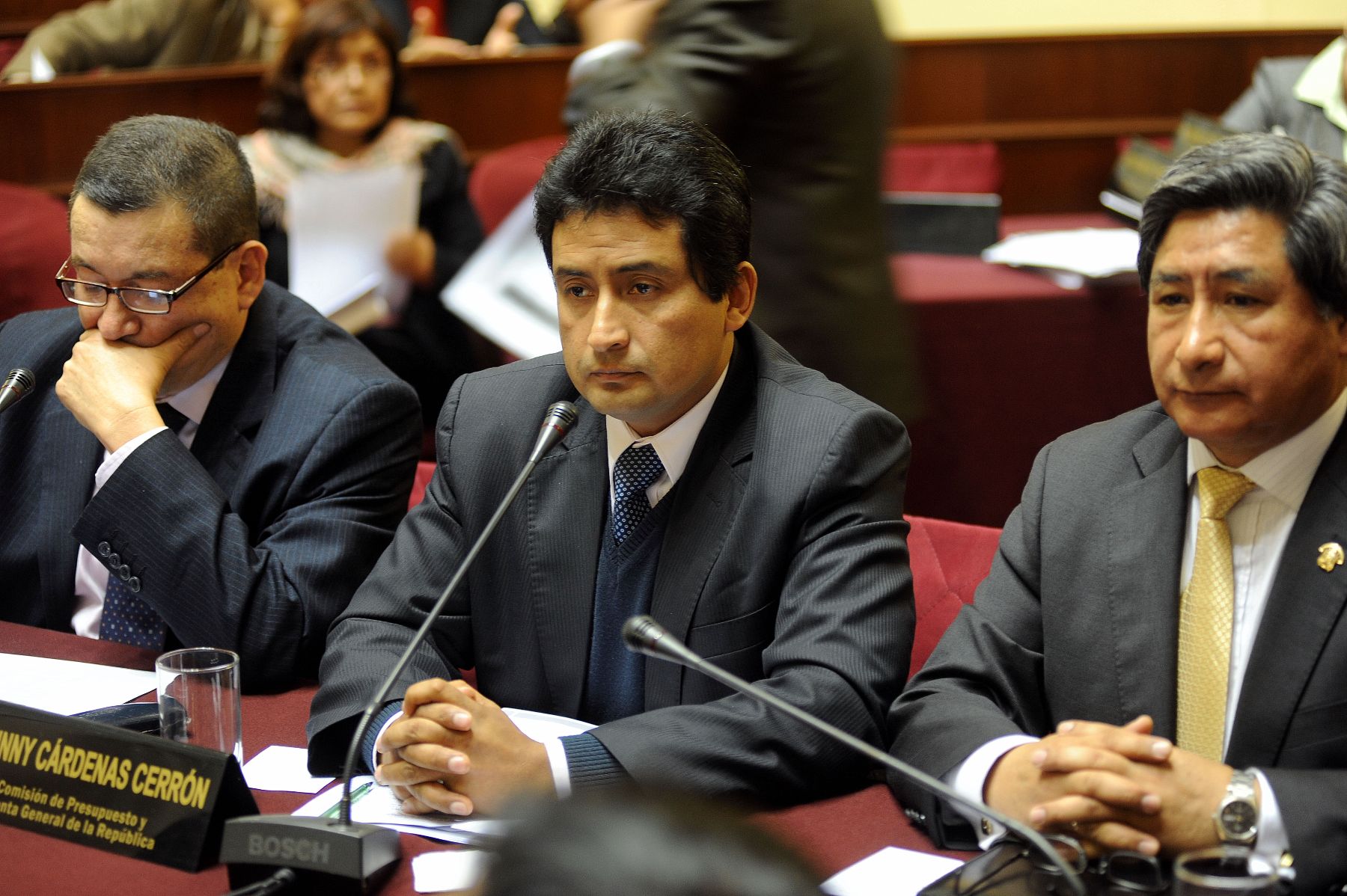 Johnny Cárdenas Cerrón, presidente de la Comisión de Presupuesto del Parlamento Nacional.