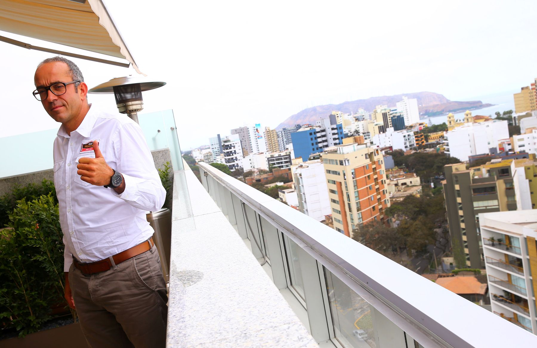 LIMA,PERÚ-SETIEMBRE 11. Gregory Murac,representante de la competencia Desafío Inca de Dakar. Foto: ANDINA/Carlos Lezama