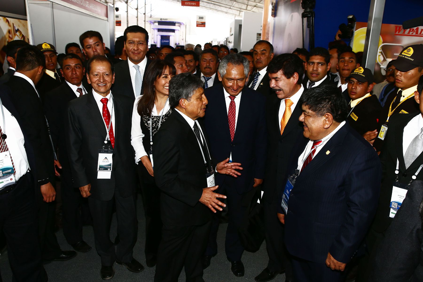 AREQUIPA, PERÚ - SETIEMBRE 16. En el marco de la Convención Minera PERUMIN, la Ministra de Comercio Exterior y Turismo, Magali Silva Velarde-Álvarez, inauguró hoy en Arequipa la Exhibición Minera Tecnológica (EXTEMIN), la cual permitirá conocer el desarrollo más reciente en los equipos, maquinarias, herramientas, soluciones y servicios mineros ofrecidos por empresas de más de 20 países. Foto: Andina/Jack Ramón