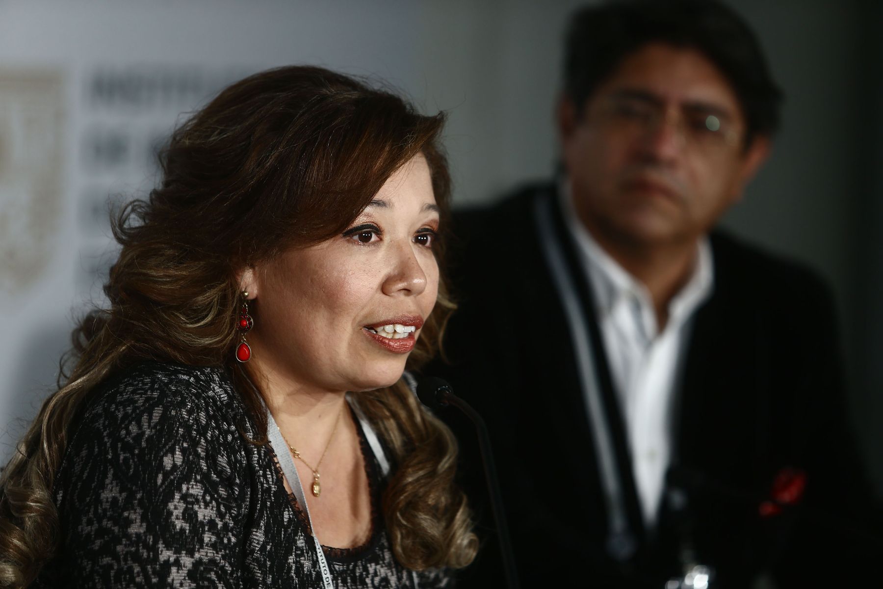 AREQUIPA,PERÚ-18 SETIEMBRE.Gerente General de PERUMIN,Josefina Obregón, expone  en el marco de la 31 Convención Minera PERUMIN 2013 en el Centro de Convenciones Cerro Juli-Arequipa.Foto: ANDINA/Jack Ramón