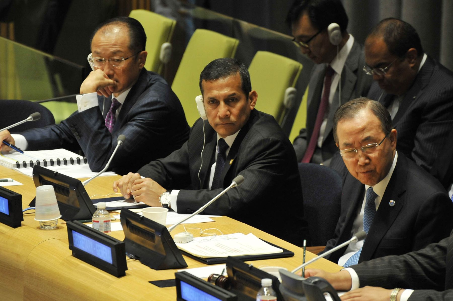 NEW YORK EEUU-SETIEMBRE 23. Presidente Ollanta Humala Tasso; presentó en Nueva York los logros alcanzados por Perú durante su participación en el foro “Éxito de los Objetivos de Desarrollo del Milenio: Aceleración de las medidas y colaboración para conseguir resultados”
Foto:Andina/Prensa Presidencia
