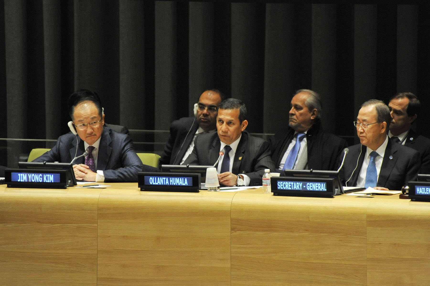 NEW YORK EEUU-SETIEMBRE 23. Presidente Ollanta Humala Tasso; presentó en Nueva York los logros alcanzados por Perú durante su participación en el foro “Éxito de los Objetivos de Desarrollo del Milenio: Aceleración de las medidas y colaboración para conseguir resultados”
Foto:Andina/Prensa Presidencia