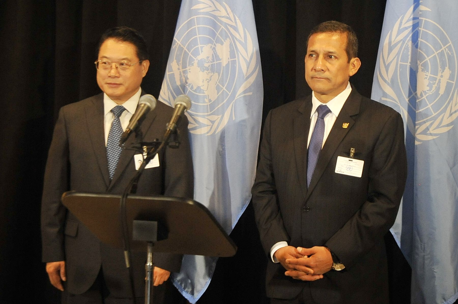 NEW YORK EEUU-SETIEMBRE 23. La 15° Conferencia General de la Organización de las Naciones Unidas para el Desarrollo Industrial se realizará en Lima del 02 al 06 de diciembre próximo, así lo anunciaron el presidente Humala y el Director de ONUDI.
Foto:Andina/Prensa Presidencia
