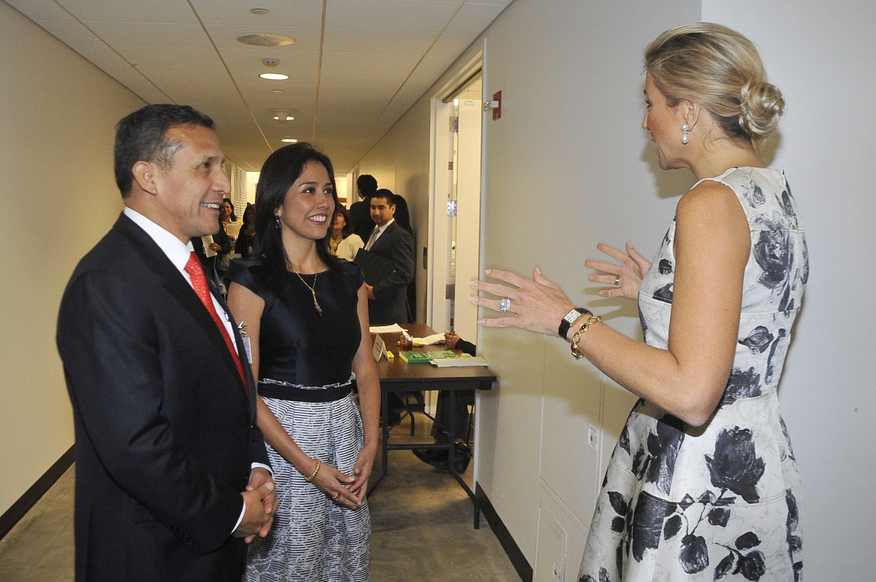 NEW YORK,EEUU SETIEMBRE 24. La reina Máxima de Holanda, el presidente Ollanta Humala y la Primera Dama compartieron momentos de trabajo y conversación en Nueva York.
Foto: ANDINA/Prensa Presidencia