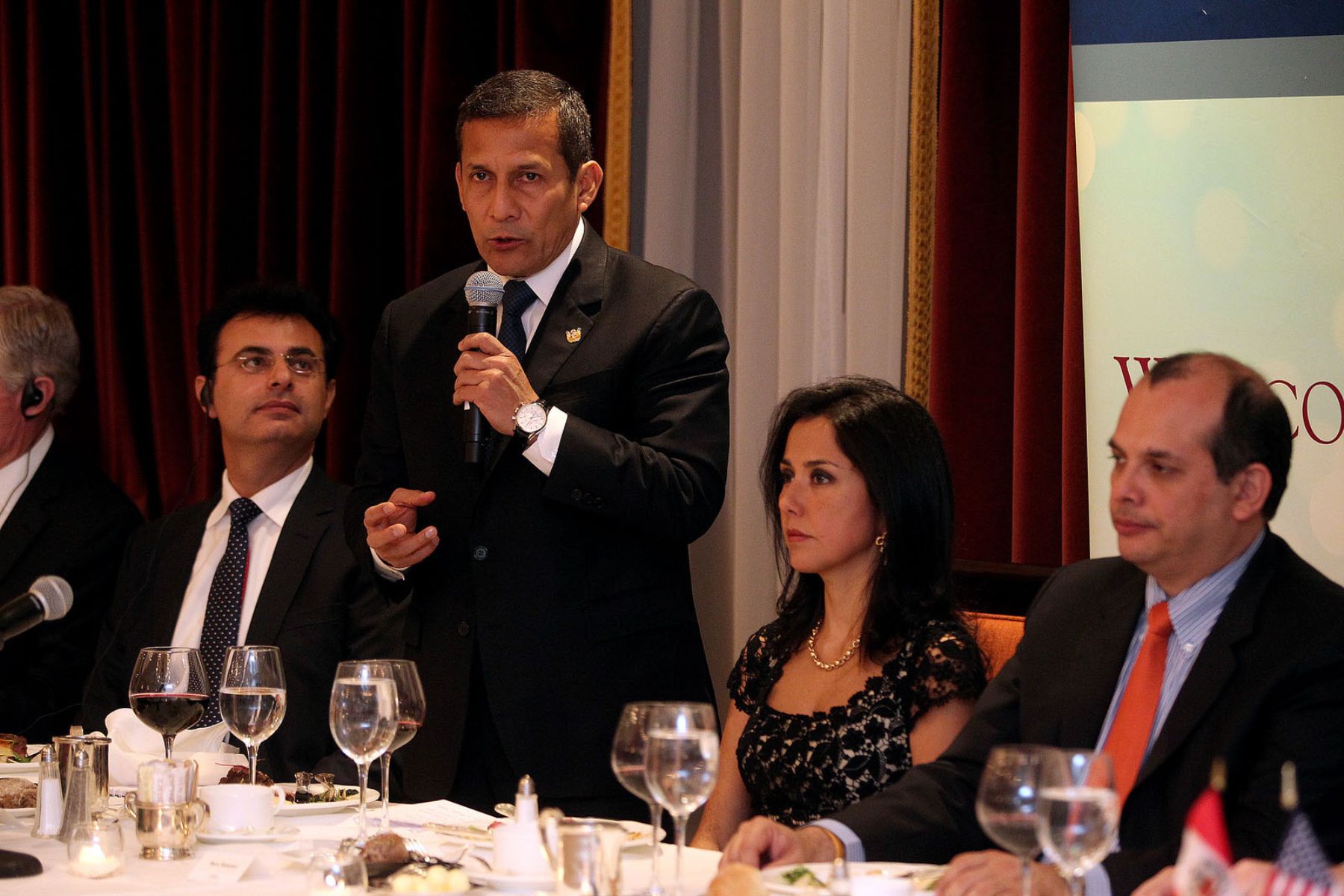 Presidente Humala asistió a cena de trabajo organizada por el “Business Council for International Understanding” en Nueva York Foto: ANDINA/Prensa Presidencia