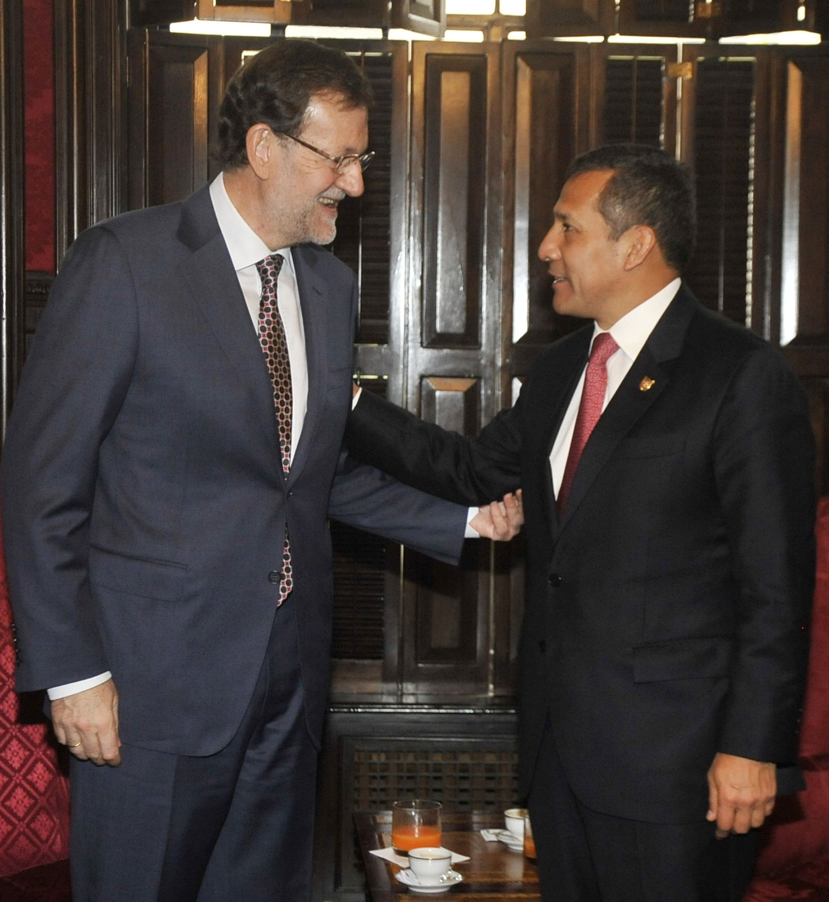 NEW YORK,EEUU SETIMBRE 26. Mandatario Ollanta Humala se reunió esta mañana con Mariano Rajoy, el Jefe del Gobierno Español, en la ciudad de Nueva York.
Foto: ANDINA/Prensa Presidencia