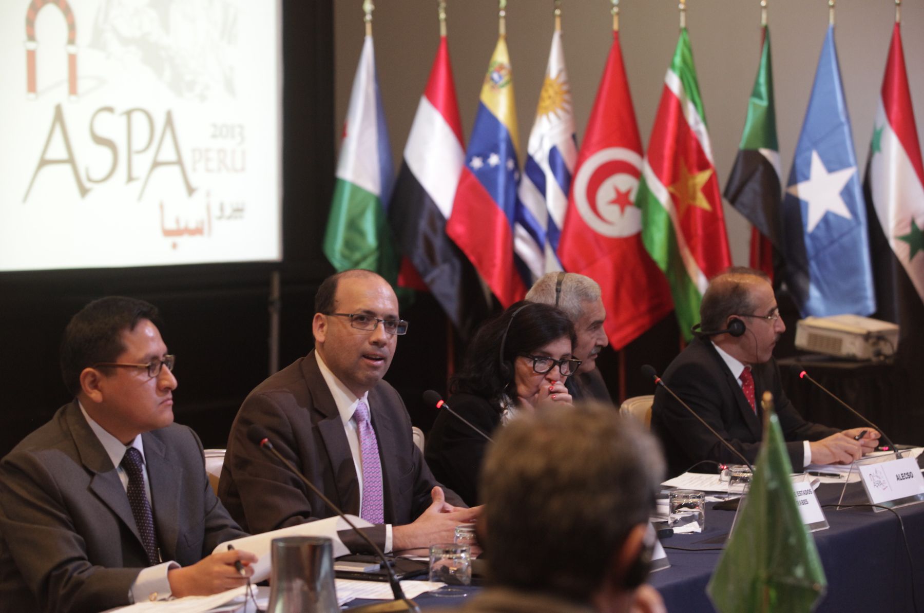 LIMA,PERÚ–OCTUBRE 2. El Viceministro de Gestión Institucional  del Ministerio de Educación; Fernando Bolaños, inaugura la Segunda reunión de Ministros de Educación de América del Sur y Países Árabes- ASPA realizado en Lima.Foto: ANDINA/archivo.