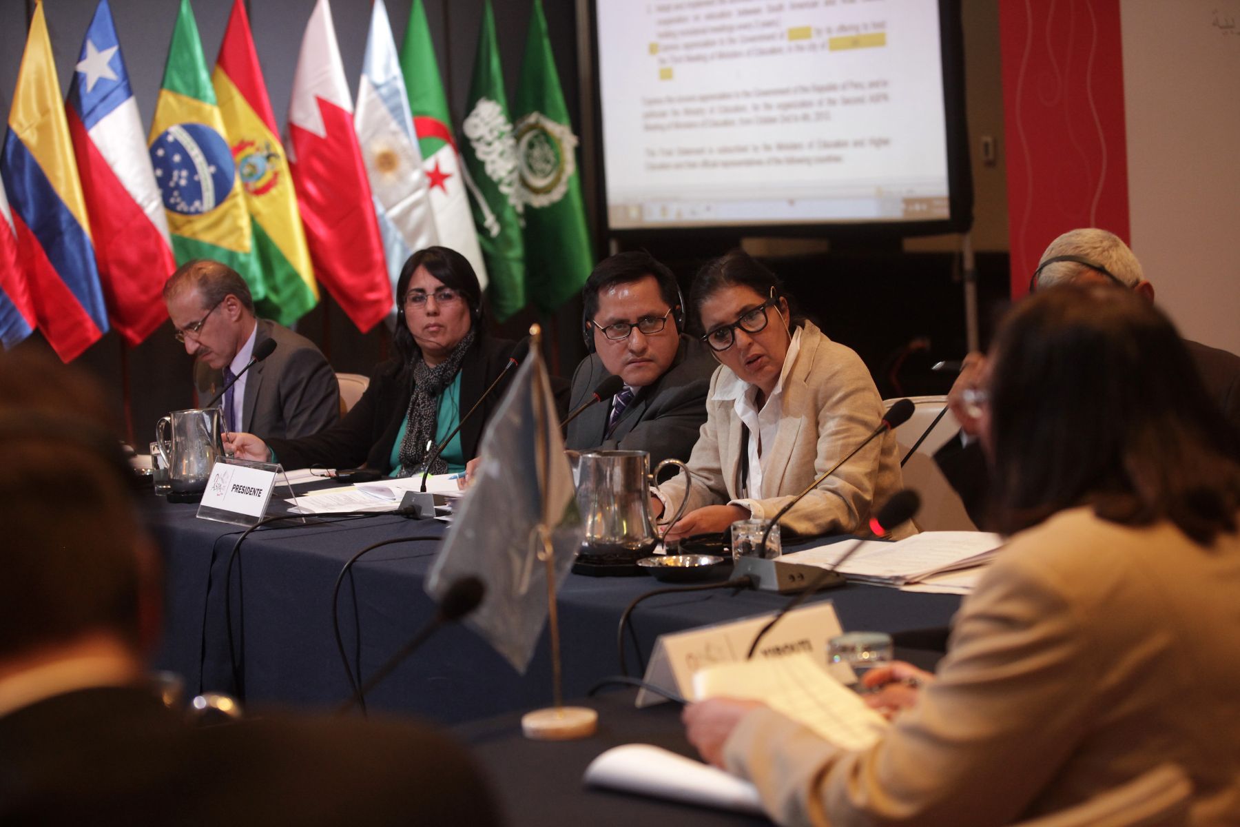 LIMA,PERÚ-OCTUBRE 03.Segunda día de la "II reunión de Ministros de Educación de América del Sur y Países Árabes- ASPA realizado en Lima.Foto: ANDINA/archivo.