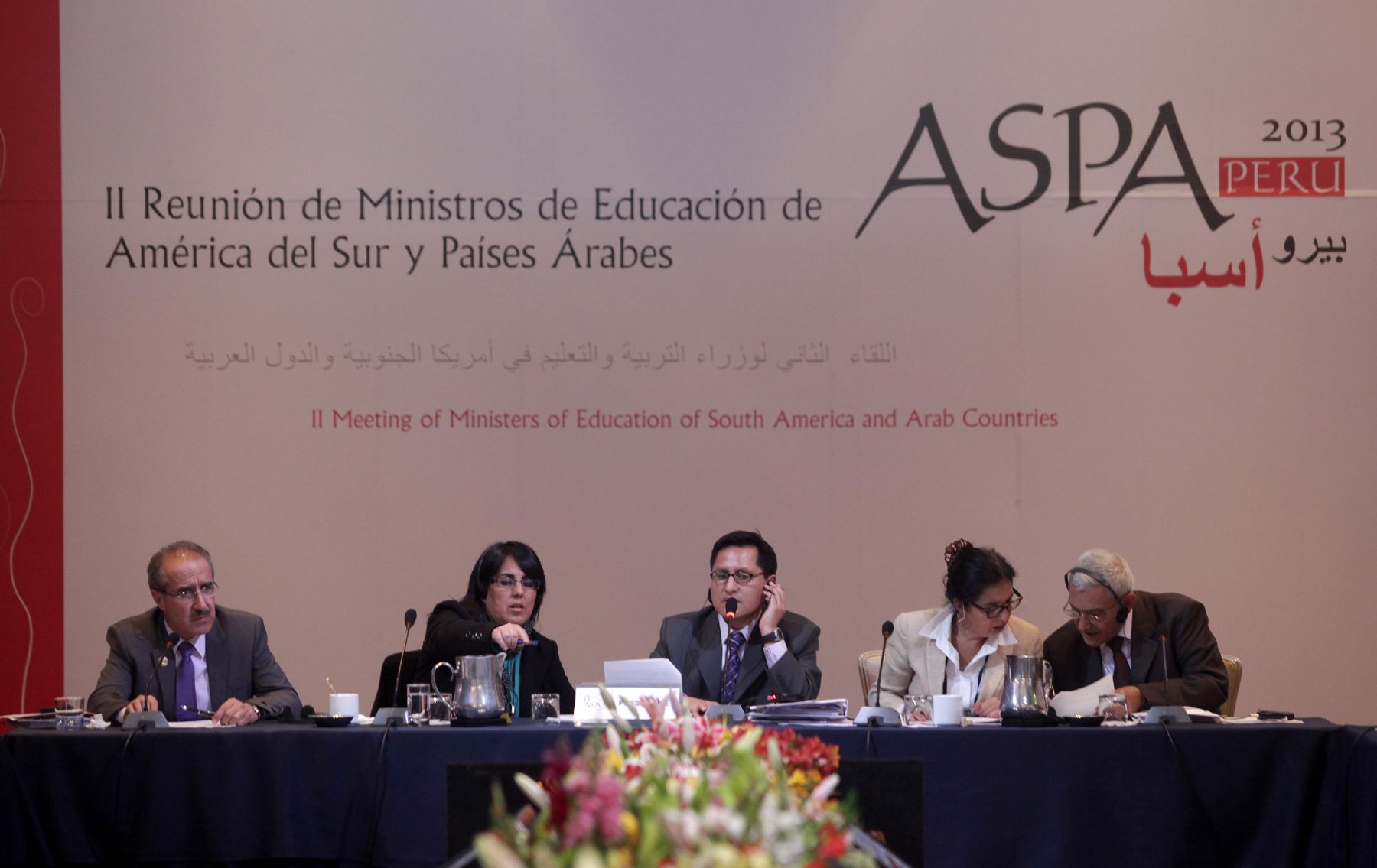 LIMA,PERÚ-OCTUBRE 03.Segunda día de la "II reunión de Ministros de Educación de América del Sur y Países Árabes- ASPA realizado en Lima.Foto: ANDINA/archivo.