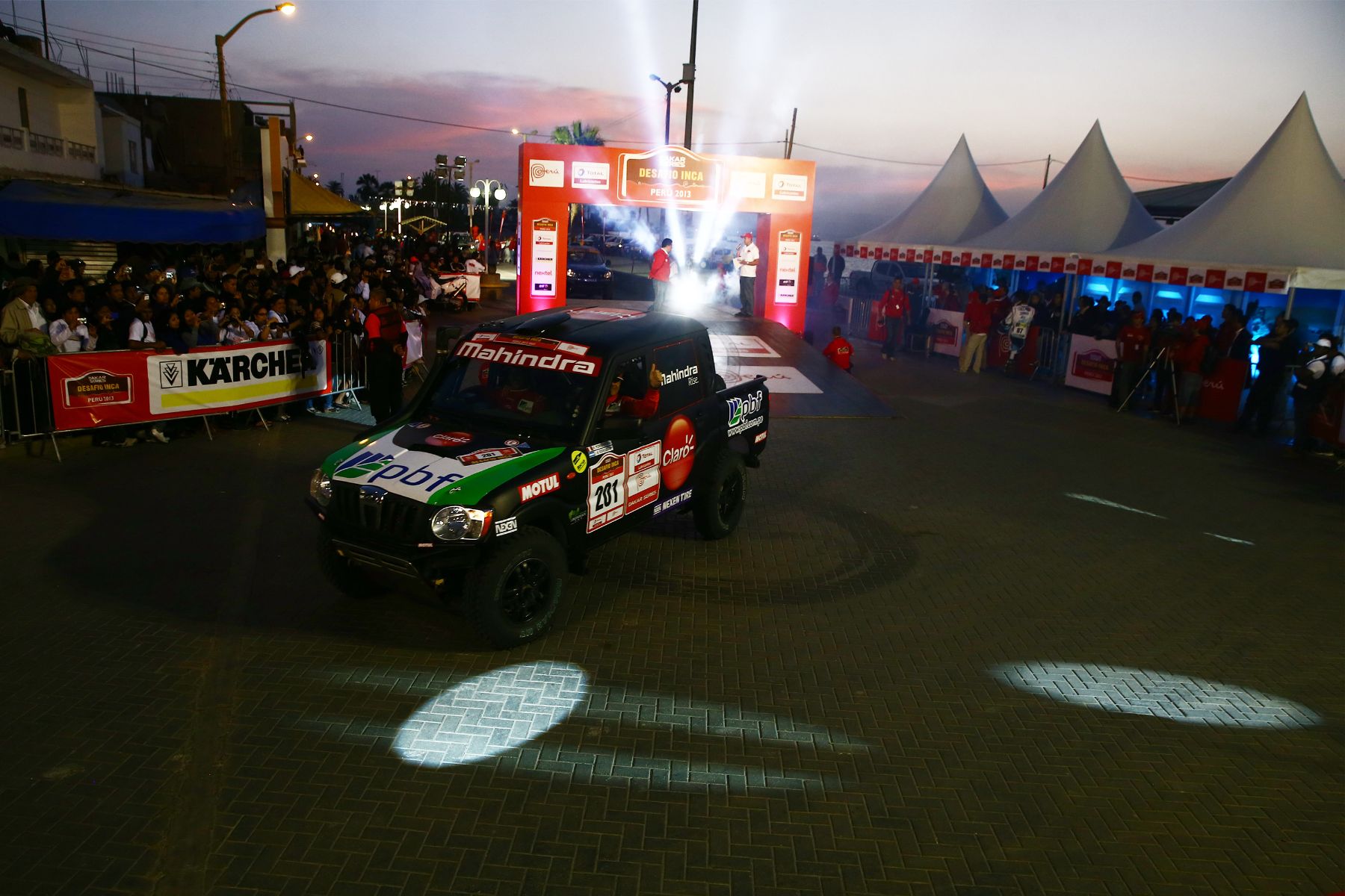 PARACAS,PERÚ,OCTUBRE 03.Partida simbolica del   Dakar Series Desafio Inca 2013.Foto: ANDINA/Jack Ramón