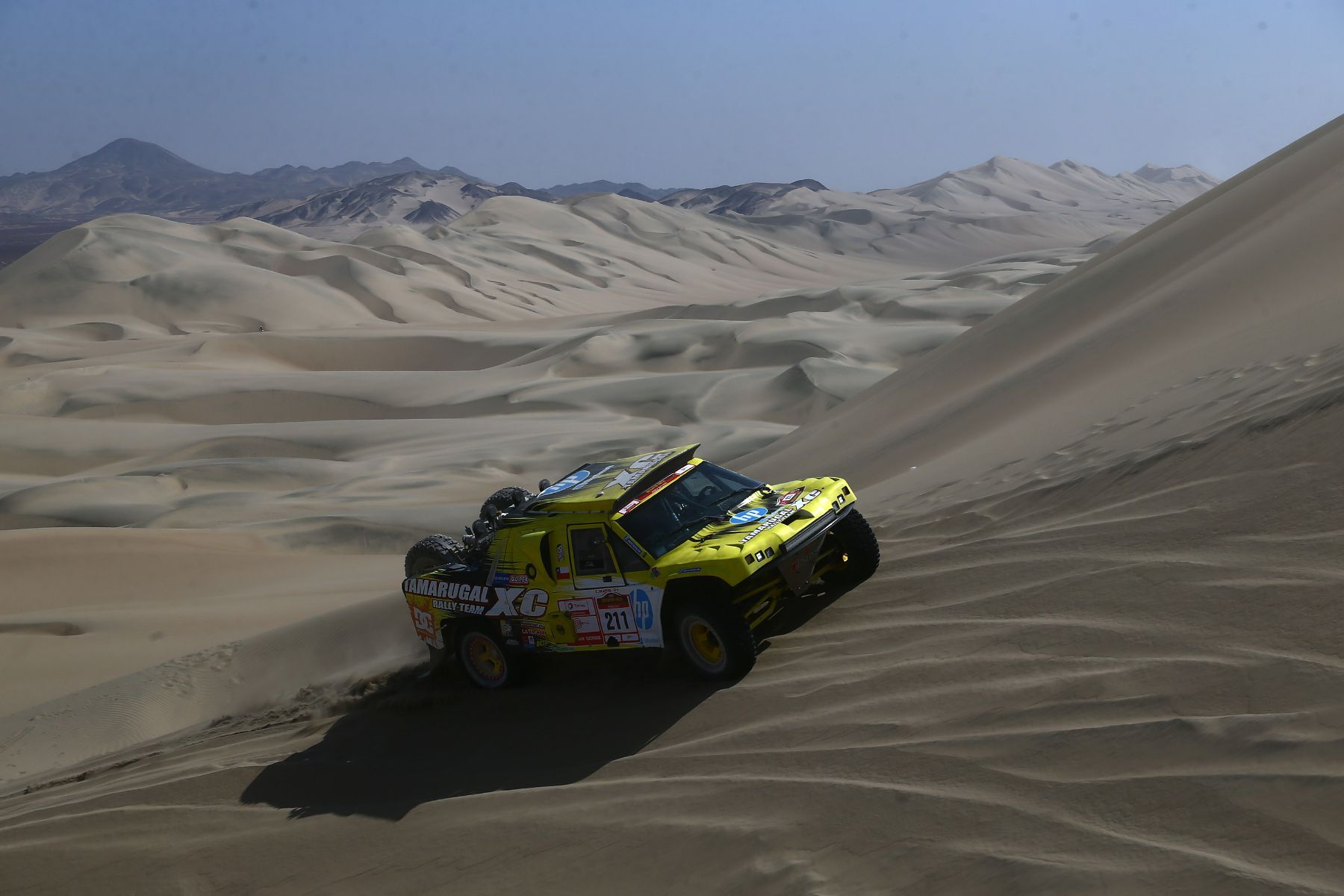 ICA,PERÚ,OCTUBRE 04.Primera etapa del Desafio Inca en la majestuosas dunas de Ica donde los pilotos han debido superar los dos especiales programados sumando un total de 308 kilómetros cronometrados.Foto: ANDINA/Jack Ramón