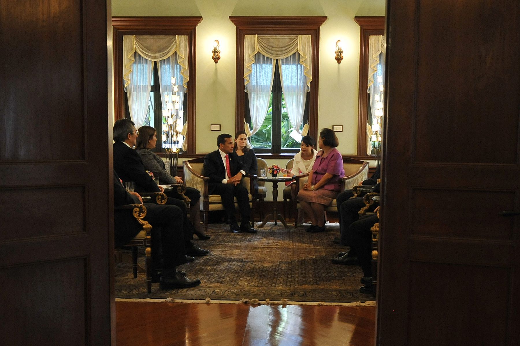 BANGKOK,TAILANDIA-OCTUBRE 05. Presidente Ollanta Humala Tasso en   audiencia con la princesa Maha Chakri Sirindhorn de Tailandia.
Foto:Andina/Prensa Presidencia