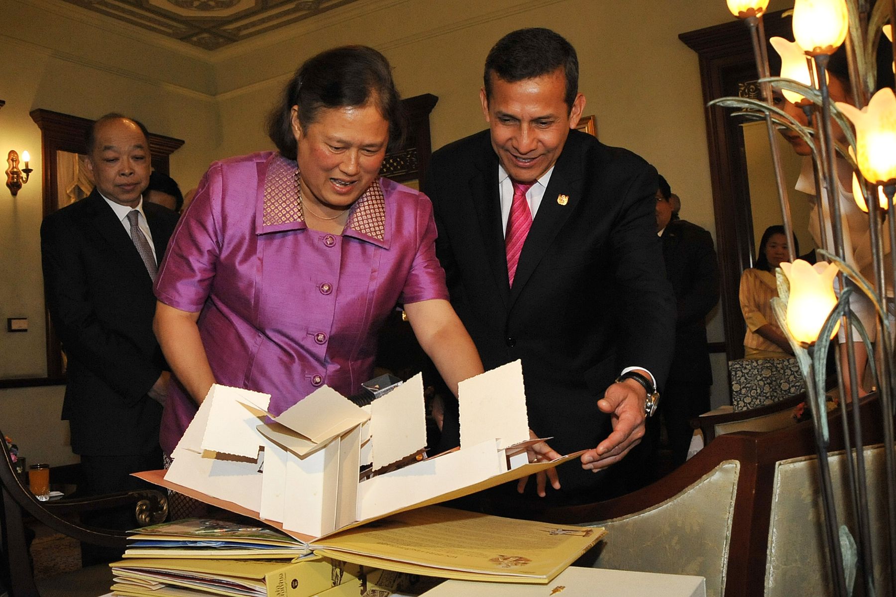 BANGKOK,TAILANDIA-OCTUBRE 05. Presidente Ollanta Humala Tasso en   audiencia con la princesa Maha Chakri Sirindhorn de Tailandia.
Foto:Andina/Prensa Presidencia