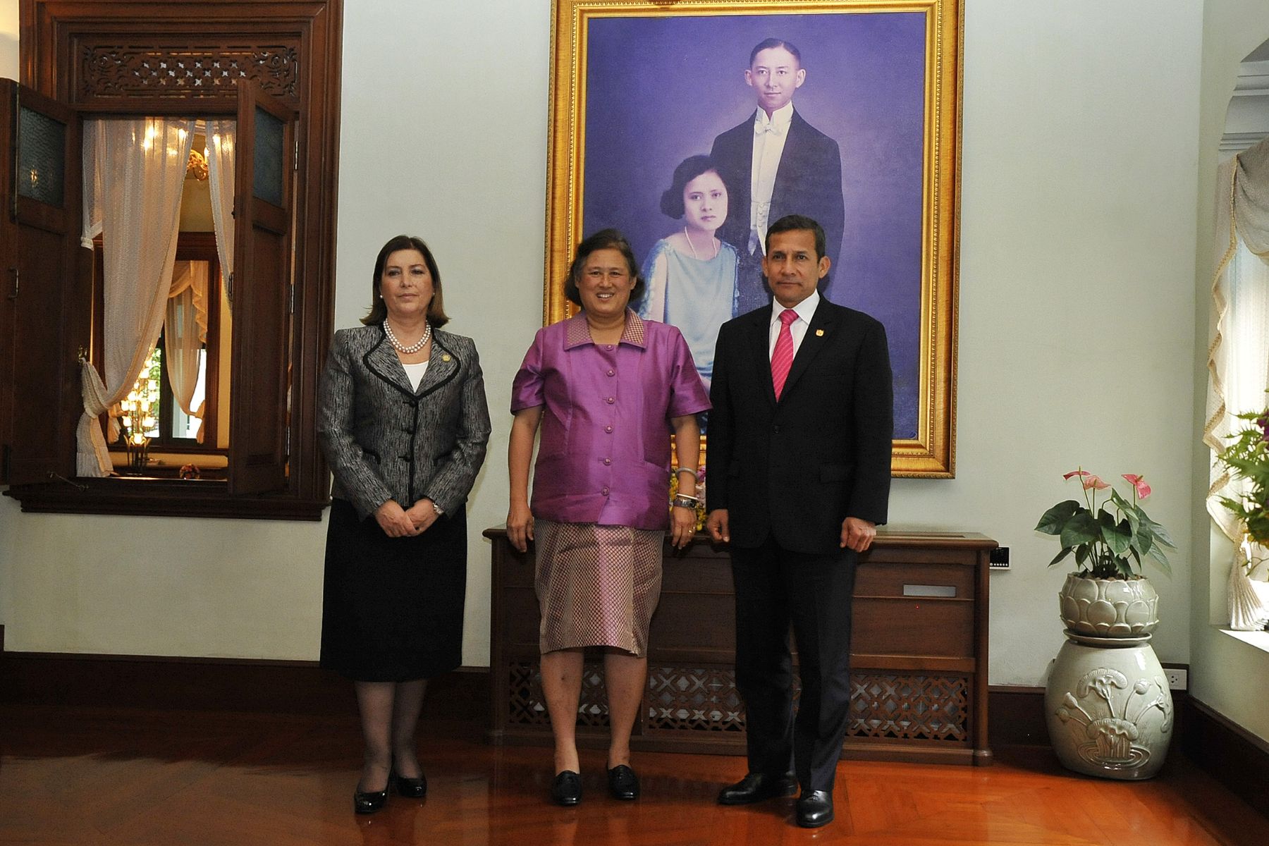 BANGKOK,TAILANDIA-OCTUBRE 05. Presidente Ollanta Humala Tasso en   audiencia con la princesa Maha Chakri Sirindhorn de Tailandia.
Foto:Andina/Prensa Presidencia