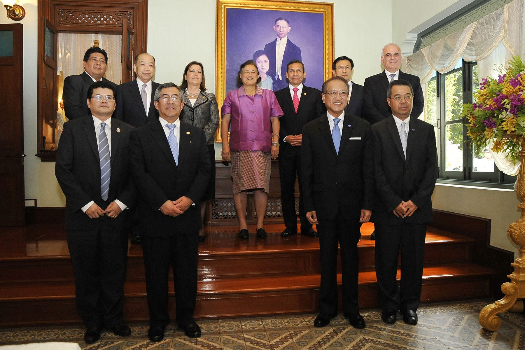 BANGKOK,TAILANDIA-OCTUBRE 05. Presidente Ollanta Humala Tasso en   audiencia con la princesa Maha Chakri Sirindhorn de Tailandia.
Foto:Andina/Prensa Presidencia