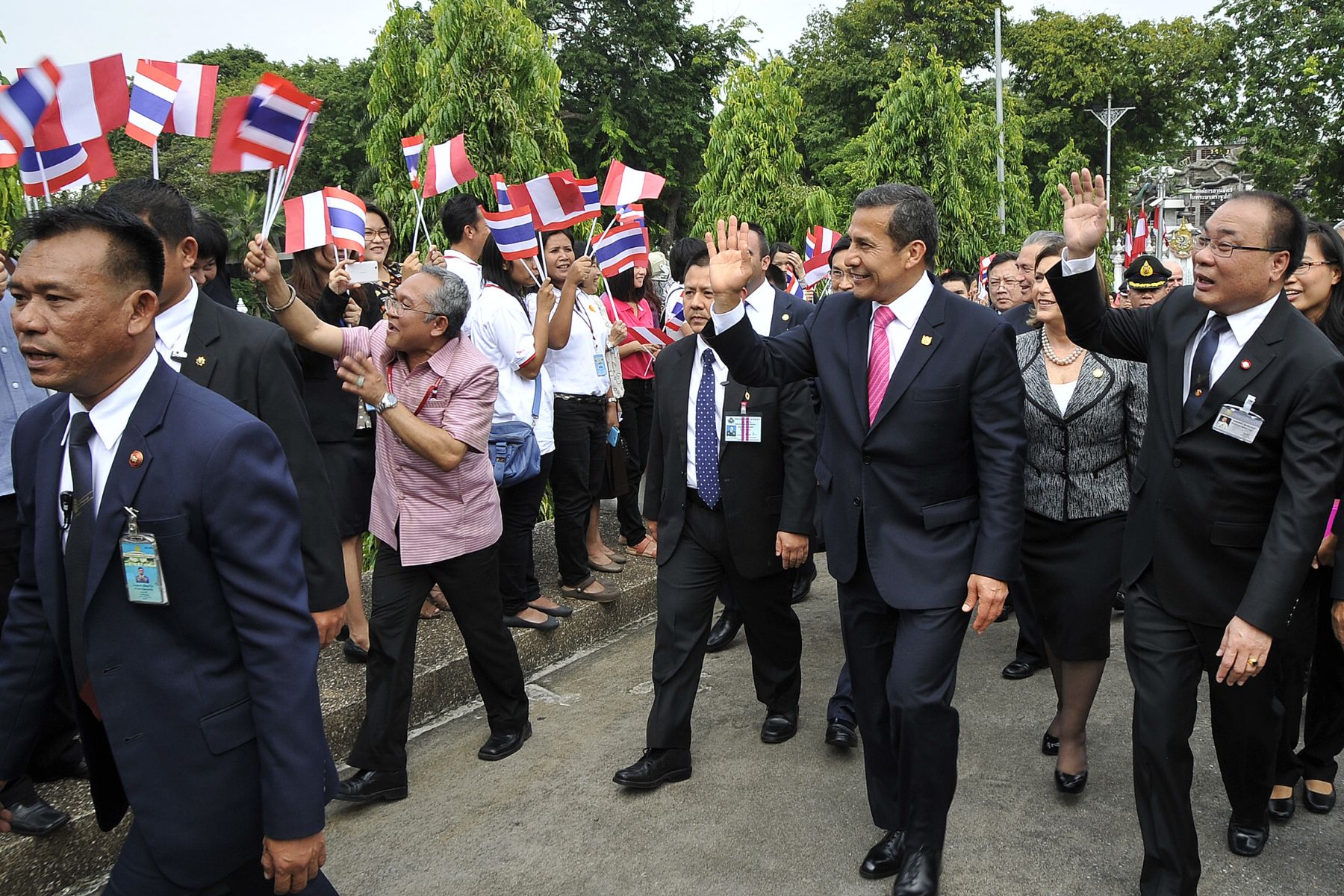 BANGKOK,TAILANDIA-OCTUBRE 05. En la sede de Asamblea Nacional de Tailandia, se desarrolló el diálogo entre el presidente Ollanta Humala Tasso y el Presidente de la Asamblea Nacional y Cámara de Representantes.
 Foto:Andina/Prensa Presidencia